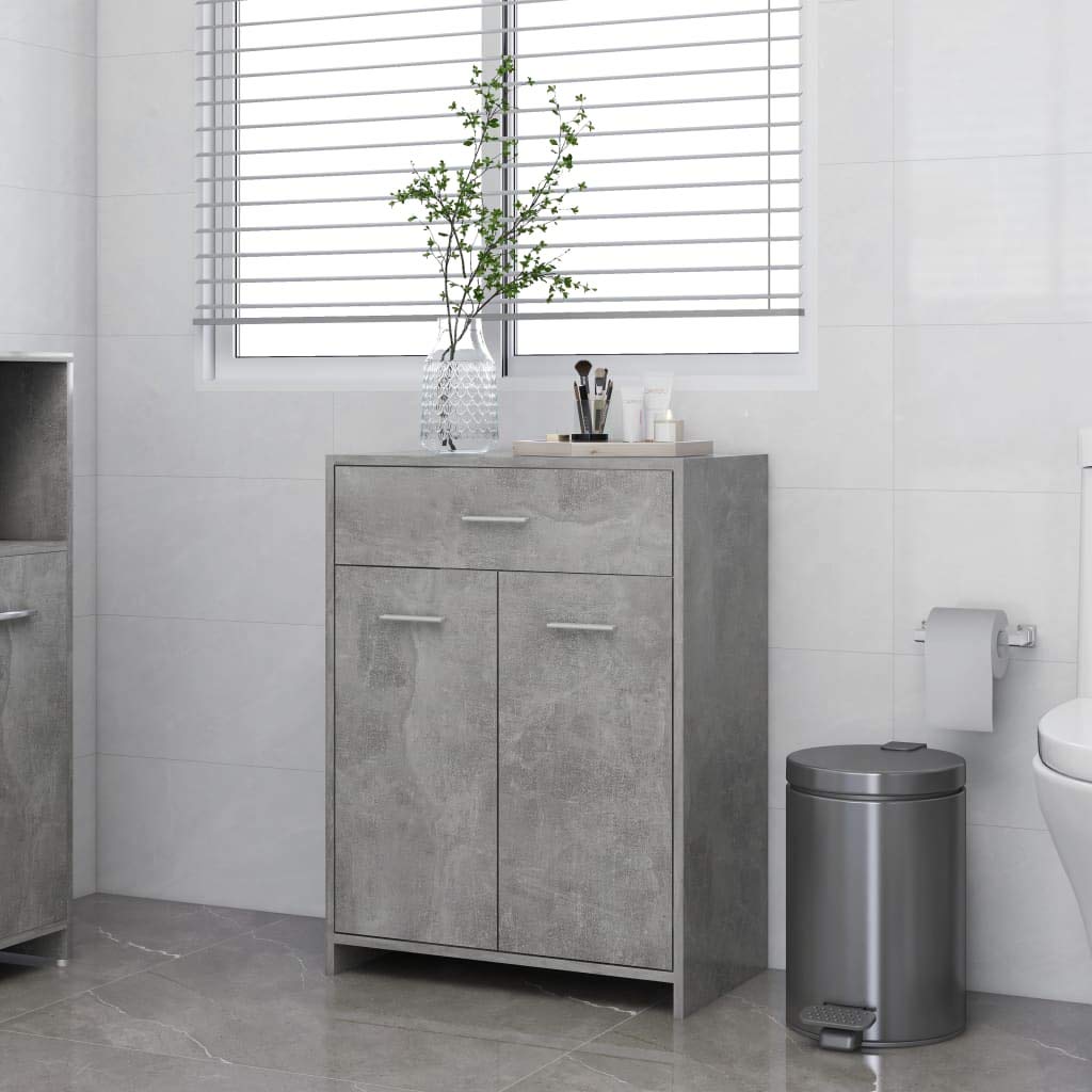 Hongxinq Bathroom Storage Cabinet - 2-Tier Freestanding Floor Organizer with Doors, Entryway Console Table, 23.6