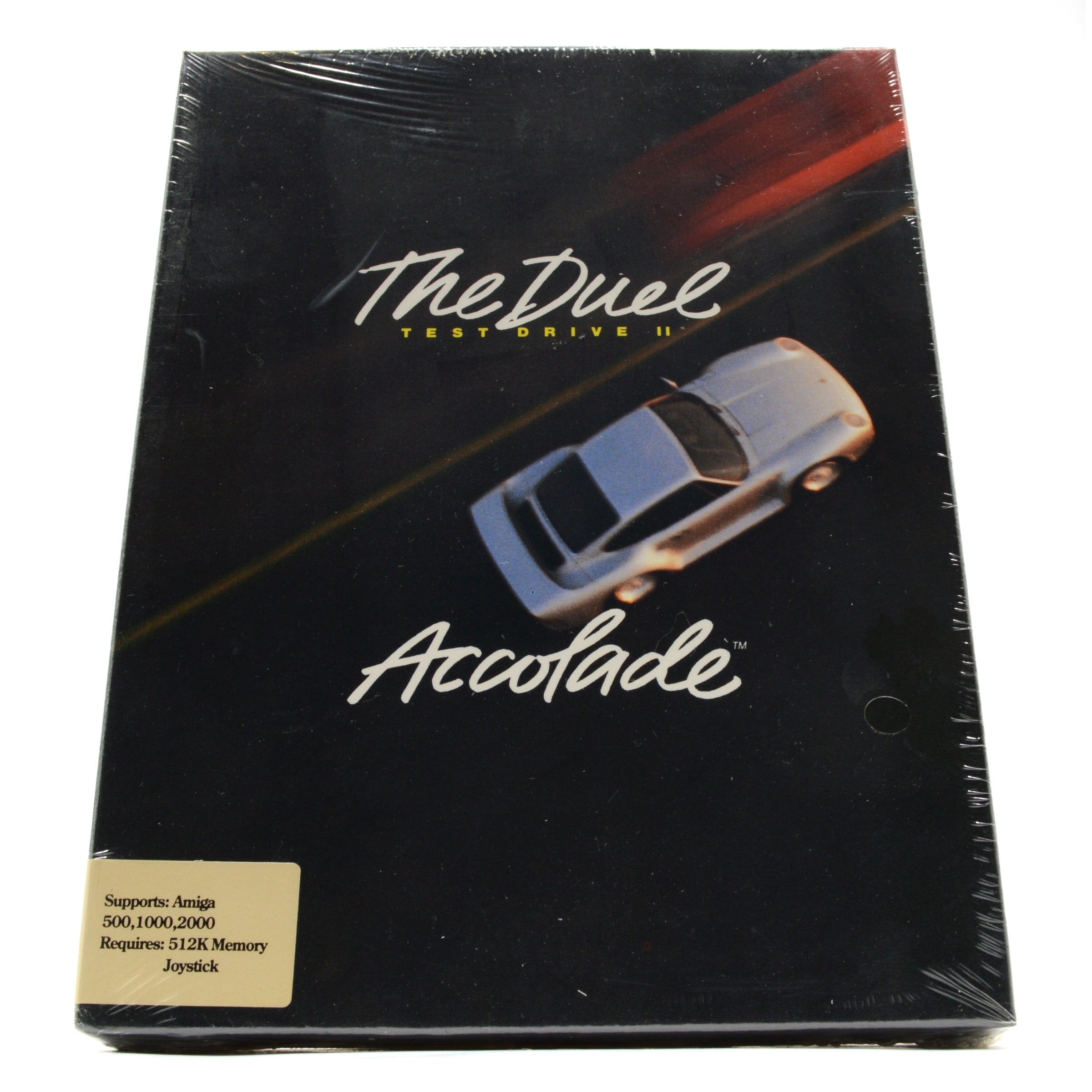 Brand New Sealed AMIGA 500/1000/2000 Game - The Duel Test Drive II by Accolade (1989) - Classic Retro Gaming for Collectors & Vintage PC Enthusiasts