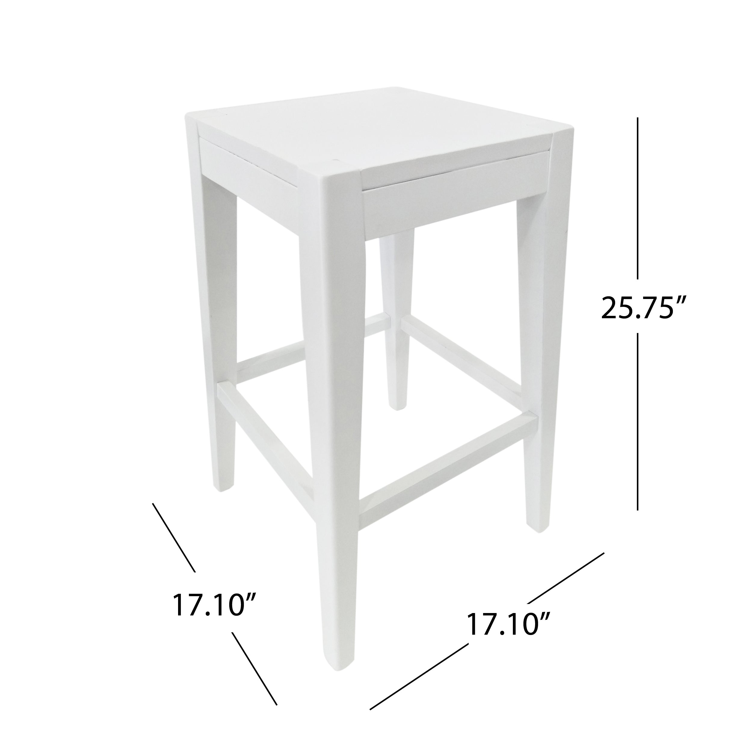Modern Counter Height Bar Stools Set of 2 - Adjustable Swivel Kitchen Island Stools with Padded Seat for Dining Room, Breakfast Nook & Home Bar