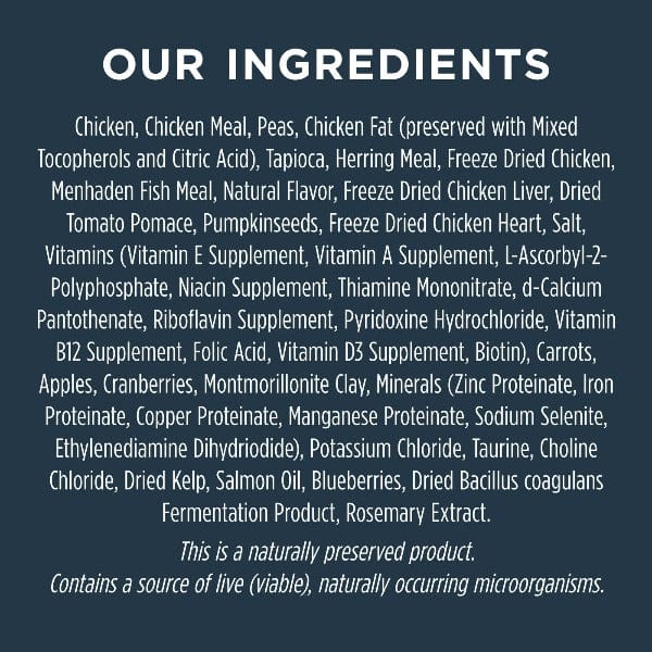 Instinct Raw Boost Grain-Free Dry Dog Food with Real Chicken - High Protein Kibble for Adult Dogs - Perfect for Active Pets & Training Rewards
