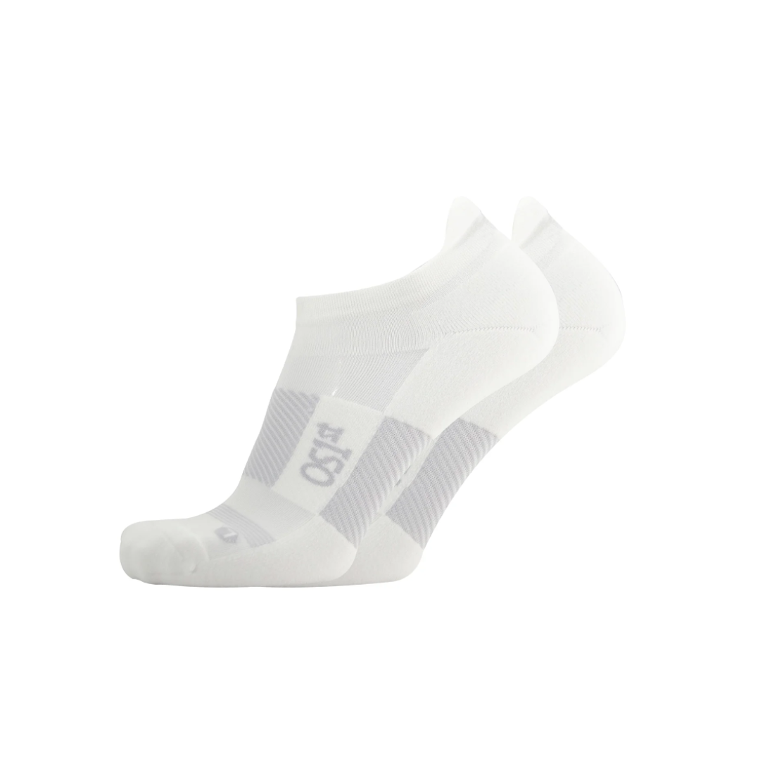 Unisex TA4 Thin Air No Show Socks - Breathable Invisible Liner Socks for Men & Women - Perfect for Sneakers, Loafers, and Dress Shoes (White)