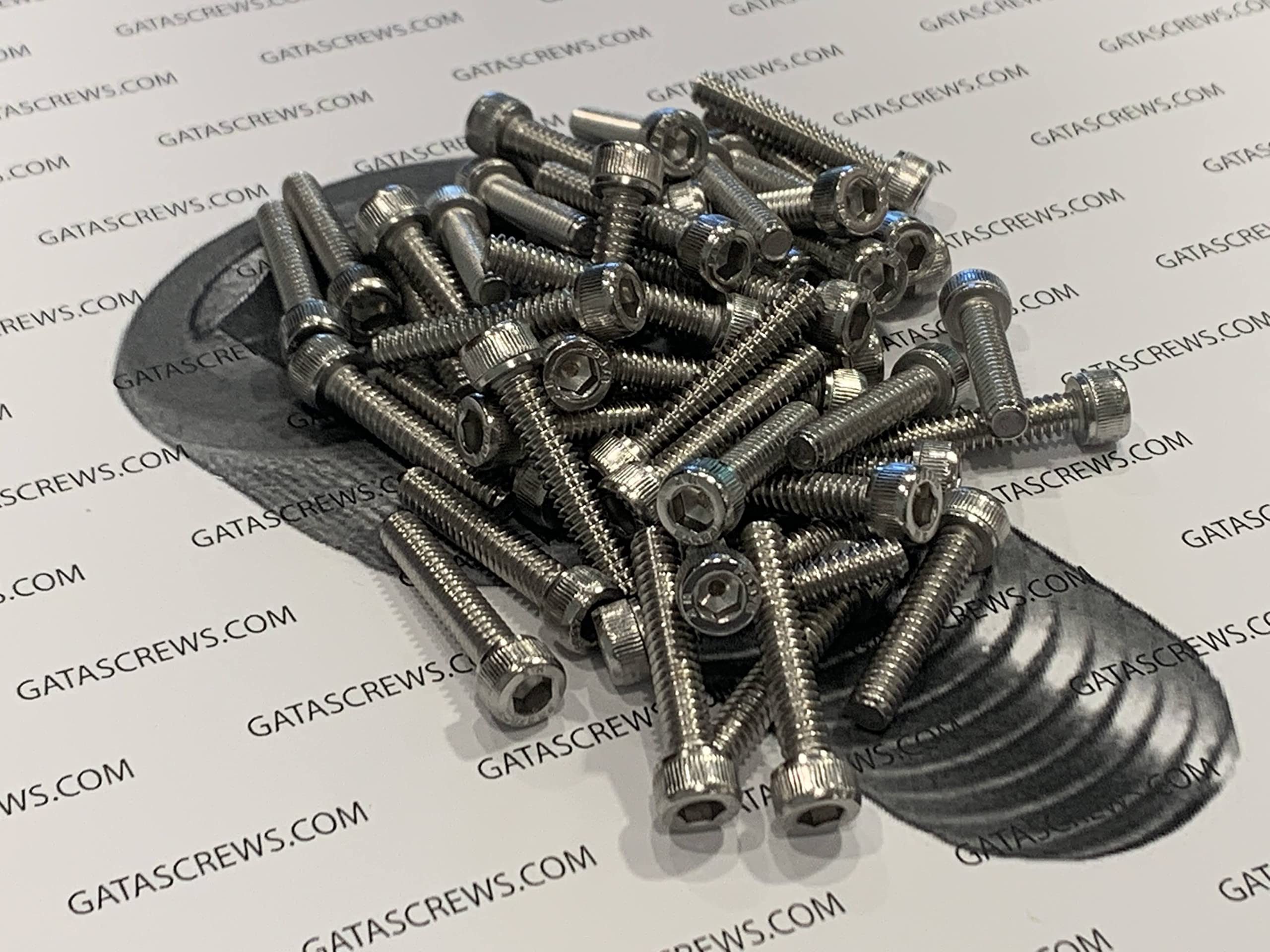 Stainless Steel Socket Head Cap Screws 10-24 x 1