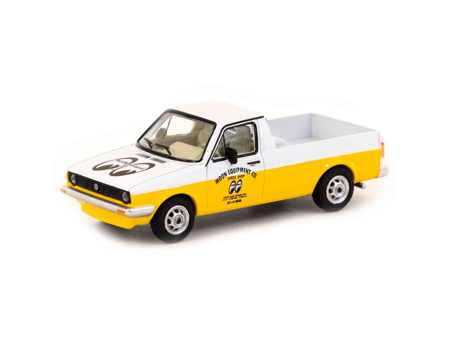 Schuco X Tarmac Works 1/64 Scale Volkswagen Caddy Moon Equipped Diecast Model Car - COLLAB64 Series - Perfect for Collectors & Miniature Car Displays