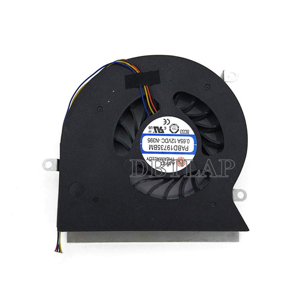 MSI GT62VR 6RD 6RE GT62VR 7RE Dominator Pro 16L1 16L2 Replacement CPU Cooling Fan - PABD19735BM-N322 4-Pin Connector | Laptop Cooling Solution for Gaming & High Performance Computing