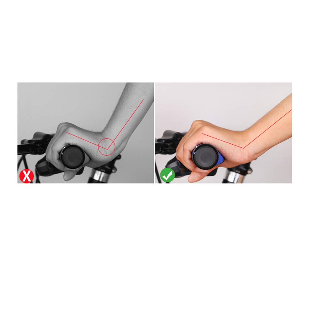 Premium Ergonomic Bike Grips - Non-Slip Rubber Mountain/MTB/BMX Handlebar Grips for Comfort & Control | Ideal for Trail Riding, Commuting & Urban Cycling