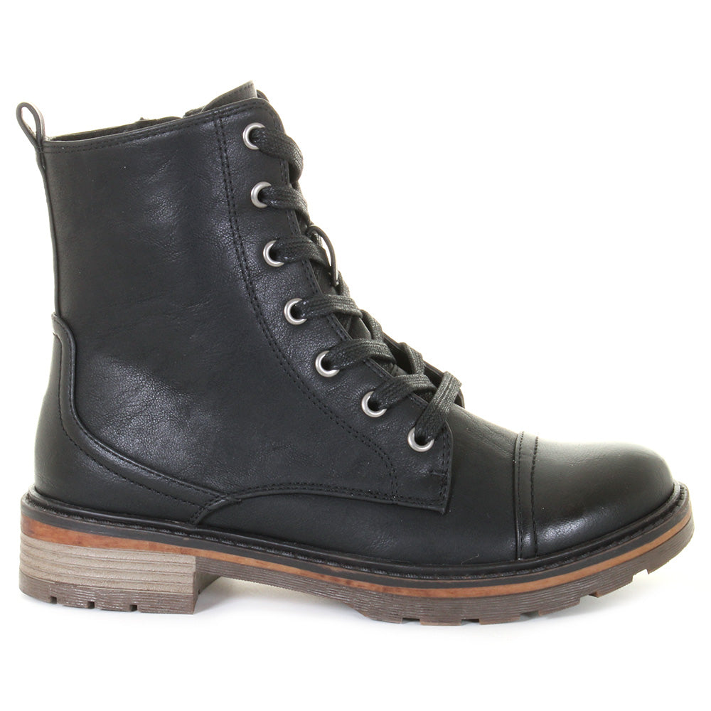 Wanderlust Leona Wide Fit Black Boots for Women - Comfortable Ankle Booties for Walking, Travel & Casual Outfits