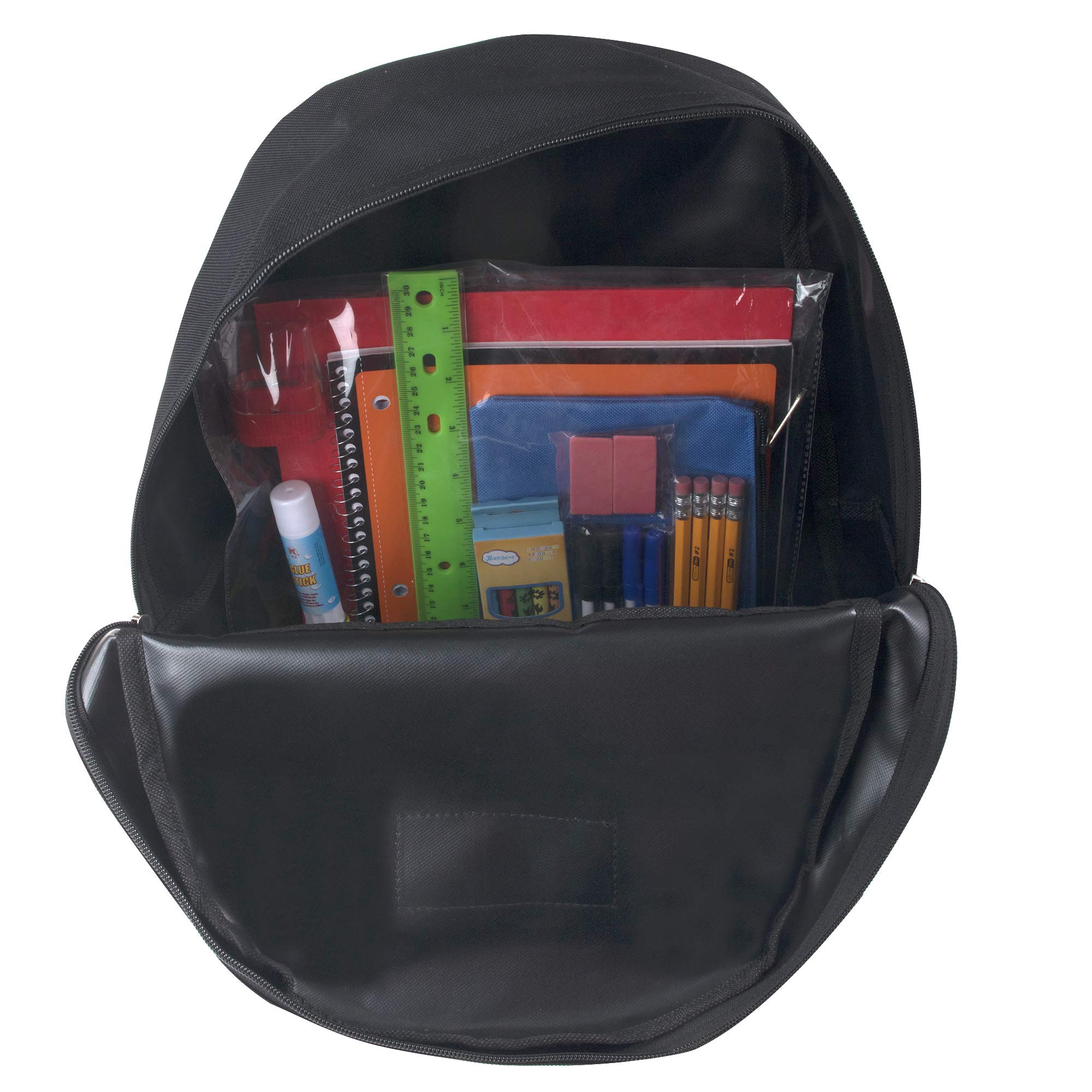 24 Pack Bulk Kids Backpacks with School Supplies - Durable Trailmaker Backpack Set for School, Travel & Outdoor Adventures | Perfect for Students, Camping & Daily Use