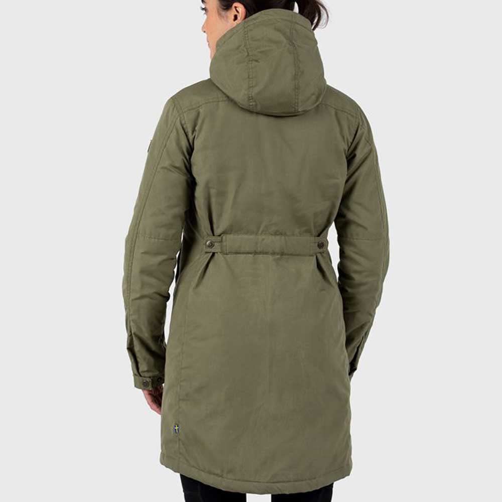 Fjallraven Kiruna Padded Parka - Waterproof Winter Jacket for Men & Women, Insulated Green Coat for Outdoor Activities (Size L) | Perfect for Hiking, Camping & Cold Weather Adventures
