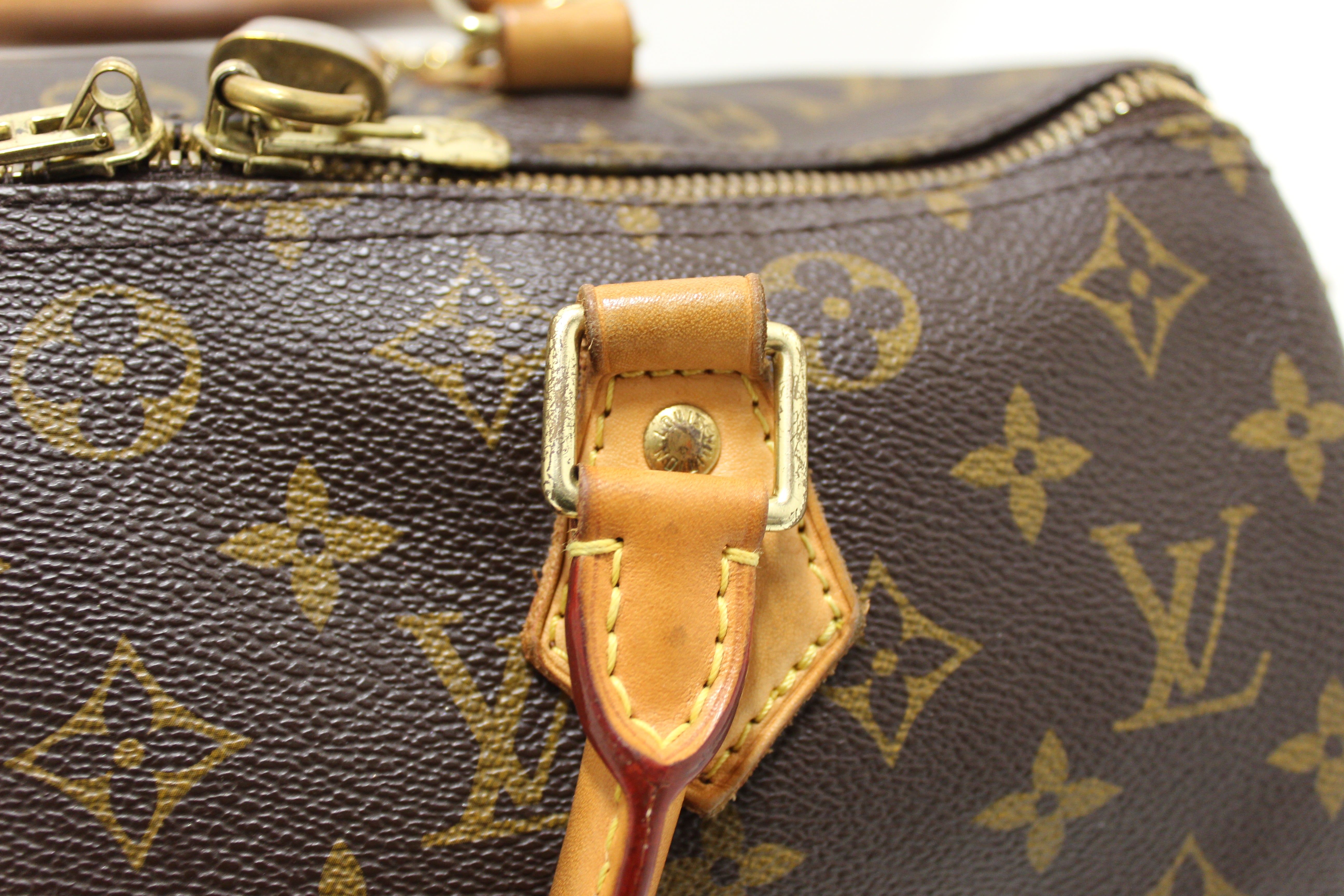 Authentic Louis Vuitton Speedy 30 Bandouliere Handbag - Classic Monogram Canvas Crossbody Bag for Women | Perfect for Travel, Work & Everyday Luxury Accessory