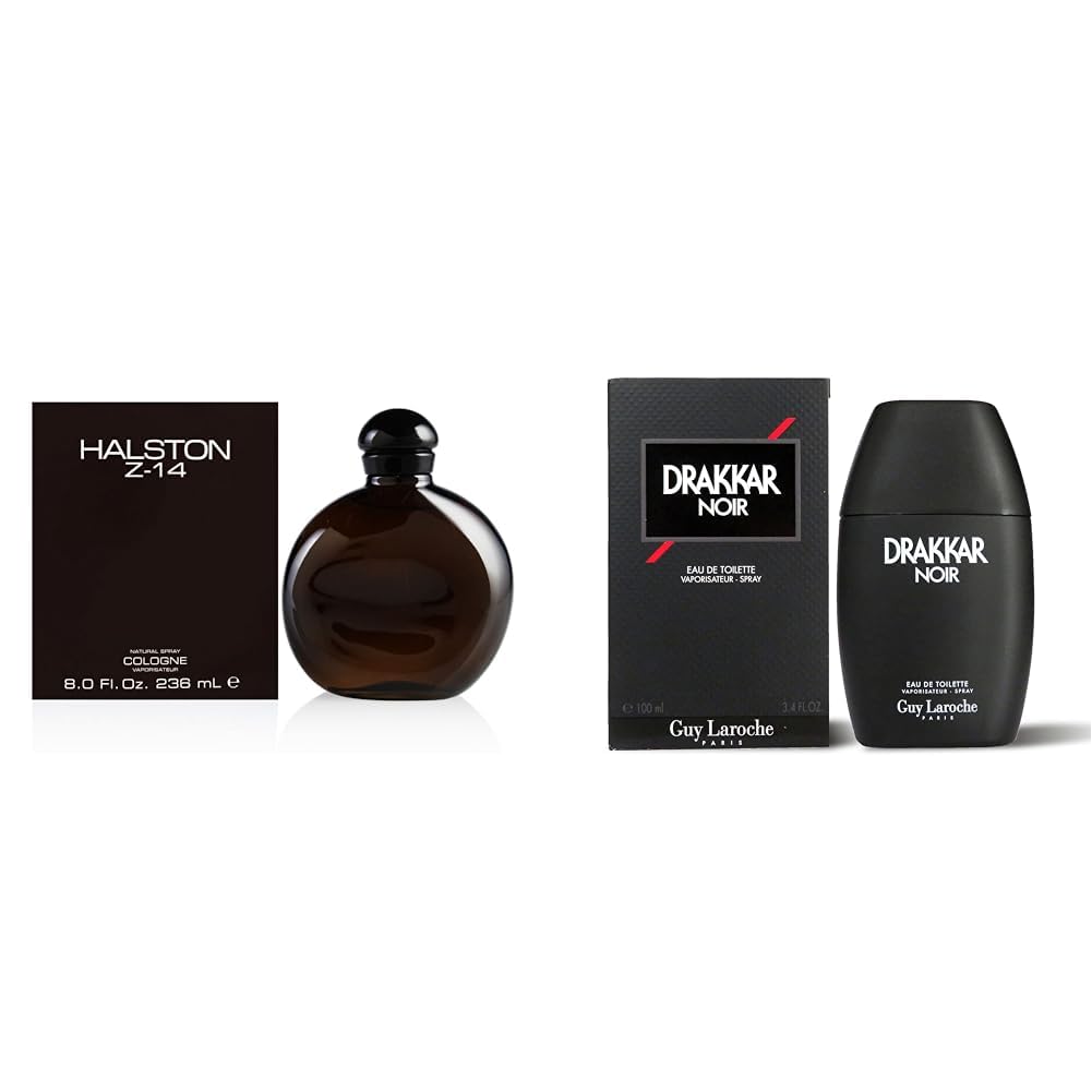 HALSTON Z-14 Cologne for Men 8.0 oz Spray | Drakkar Noir by Guy Laroche | Original Vintage Designer Fragrance for Men | Fresh Scent | Perfect for Date Night, Office & Special Occasions