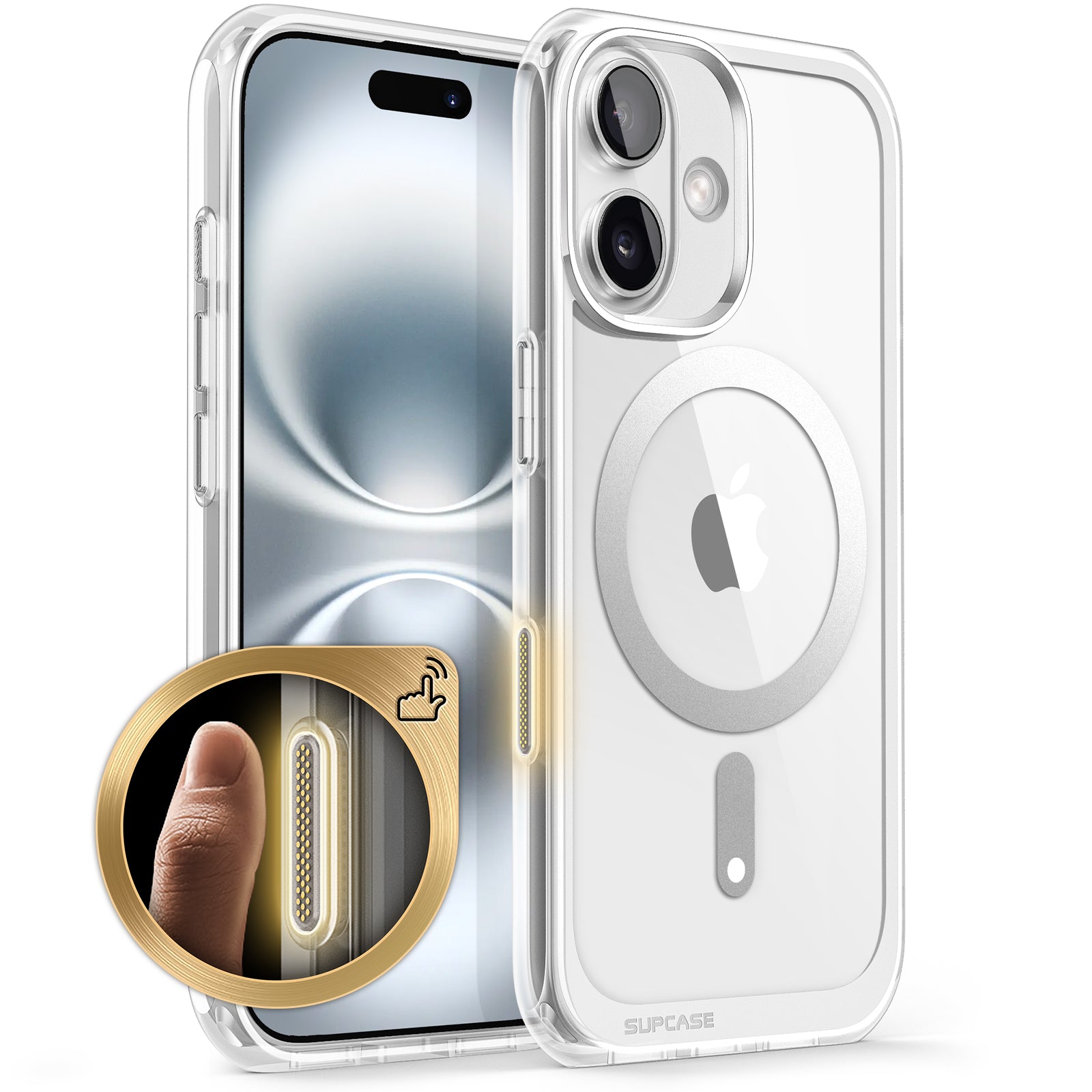 iPhone 16 Plus 6.7 Inch Case with MagSafe | Unicorn Beetle MAG Slim Clear Protective Cover | Camera Control Button | Shockproof & Scratch Resistant | Perfect for Work, Travel & Everyday Use