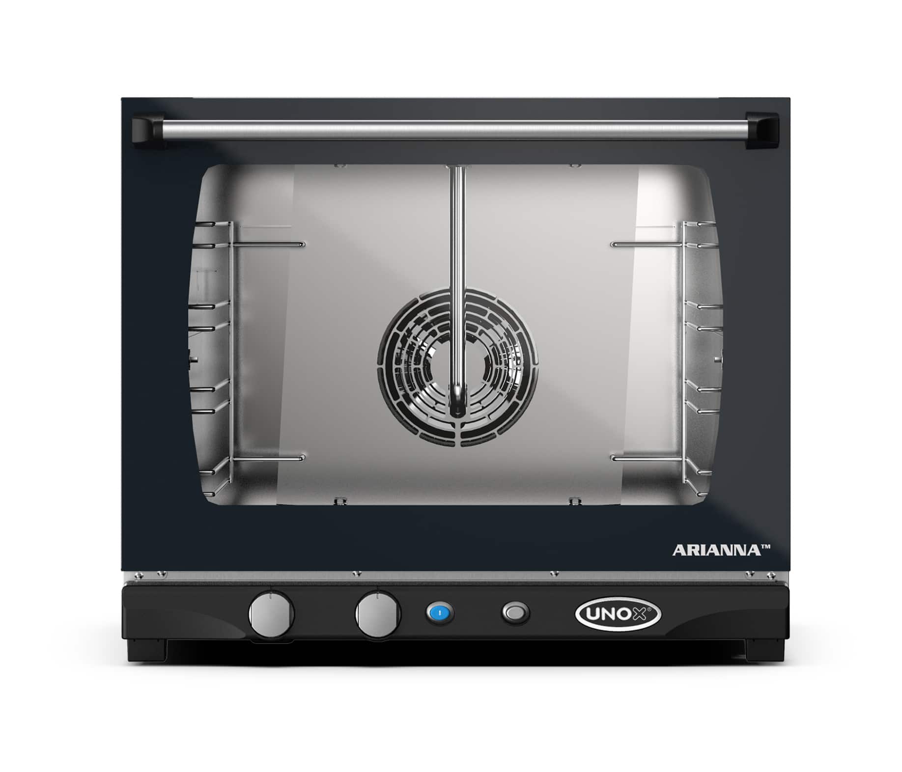 Unox 23 Arianna Countertop Half Size Convection Oven with 4 Shelves 208/240V - Perfect for Bakeries, Restaurants & Home Kitchens - Fast & Even Cooking for Pizzas, Pastries & More