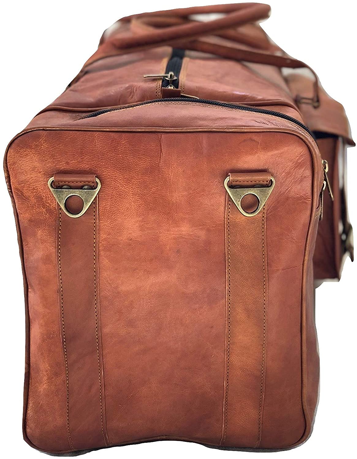 Premium Leather Duffle Bag for Men & Women - 30 Inch Large Travel Weekender, Gym Sports Duffel Luggage - Perfect for Business Trips, Gym Workouts & Weekend Getaways