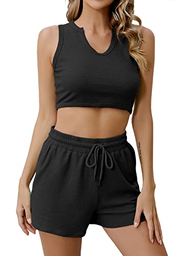 Black Notch Neckline