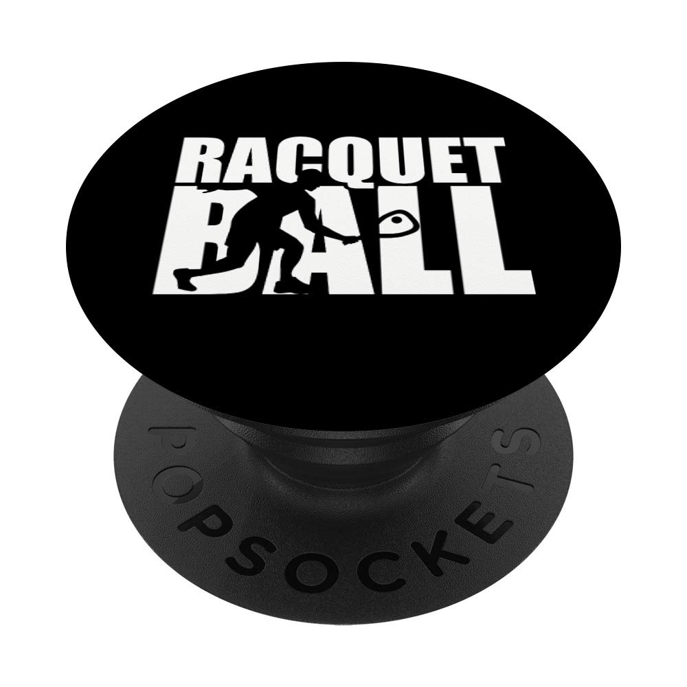 Racquetball Player PopSockets Grip & Stand for Smartphones & Tablets - Perfect for Sports Fans, Phone Accessories, and Hands-Free Viewing