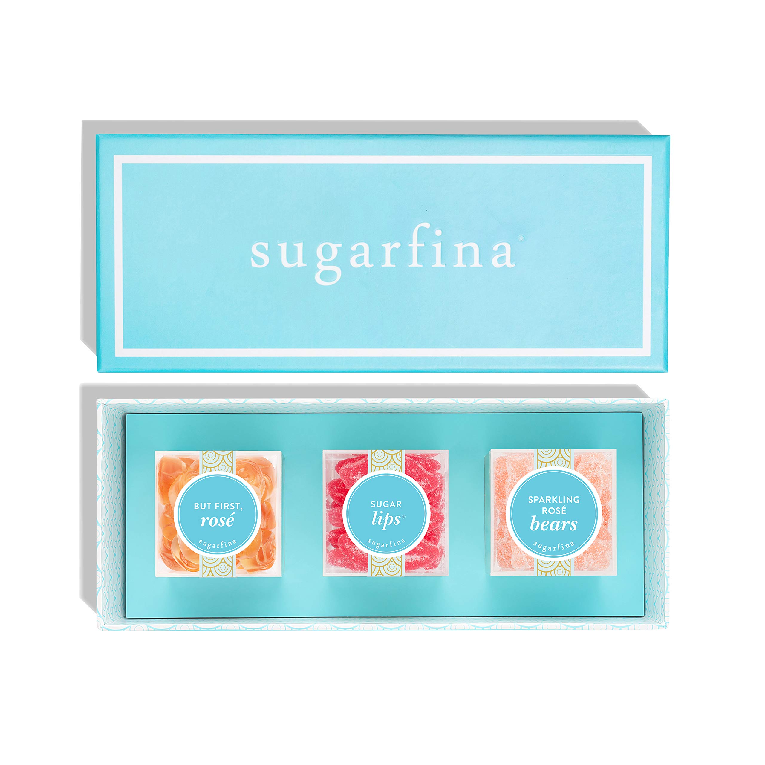 Sugarfina Treat Yourself 3-Piece Candy Bento Box Set - Luxury Gourmet Candies for Gifts, Parties & Special Occasions