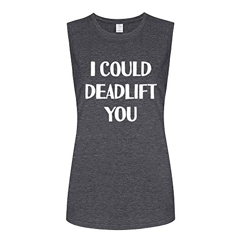 H825grey-muscle Tank