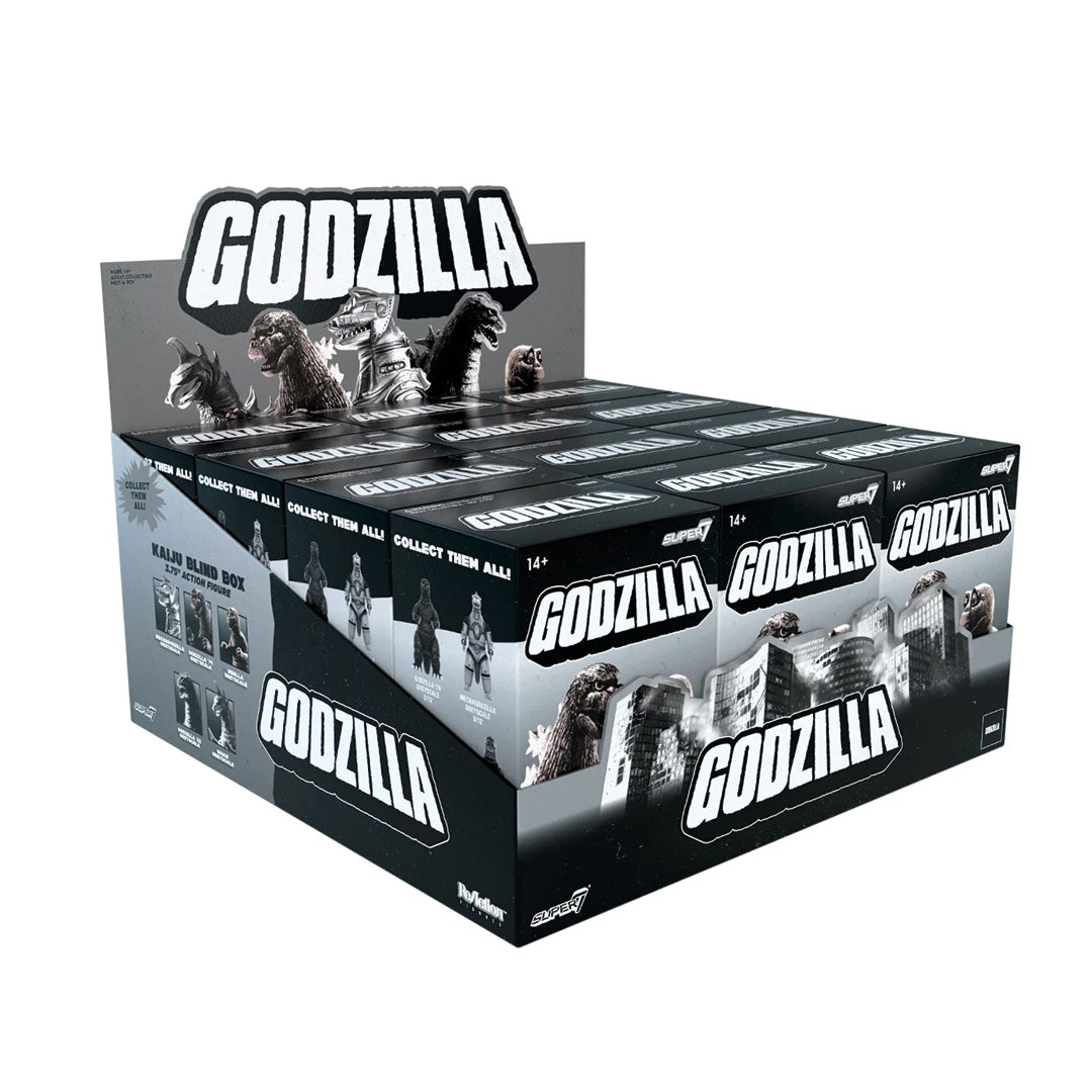 Toho Kaiju Series 2 Silver Screen Blind Box ReAction Figures - Collectible Mini Monster Toys for Movie Fans & Display