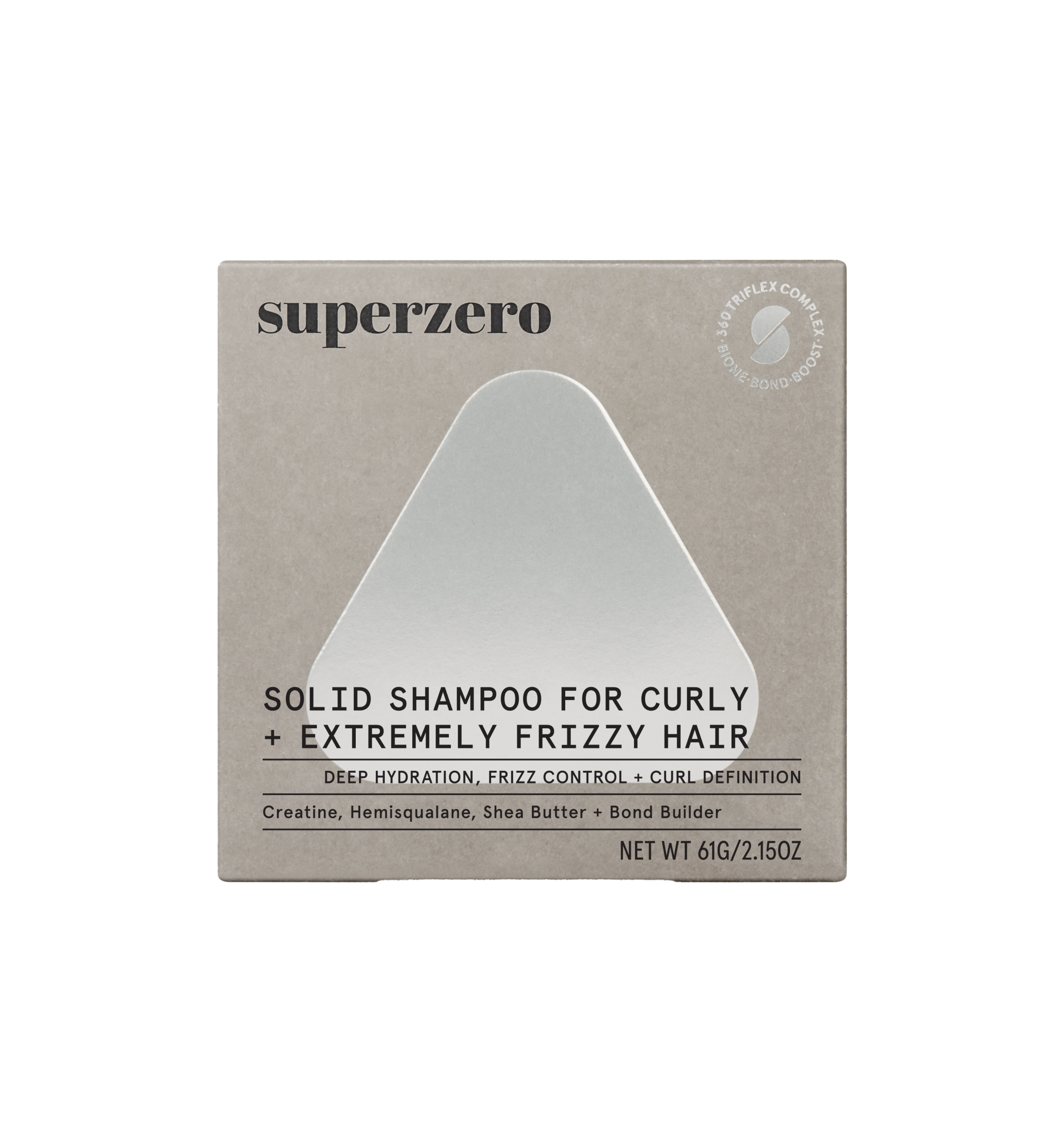 Deep Moisture & Anti-Frizz Shampoo Bar for Curly, Coily & Frizzy Hair - Natural Hair Care for Dry, Damaged Hair - Perfect for Daily Use & Travel
