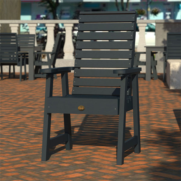 Glennville Dining Arm Chair - Modern Upholstered Dining Room Chair with Padded Seat - Perfect for Kitchen, Dining Room, and Home Office Use