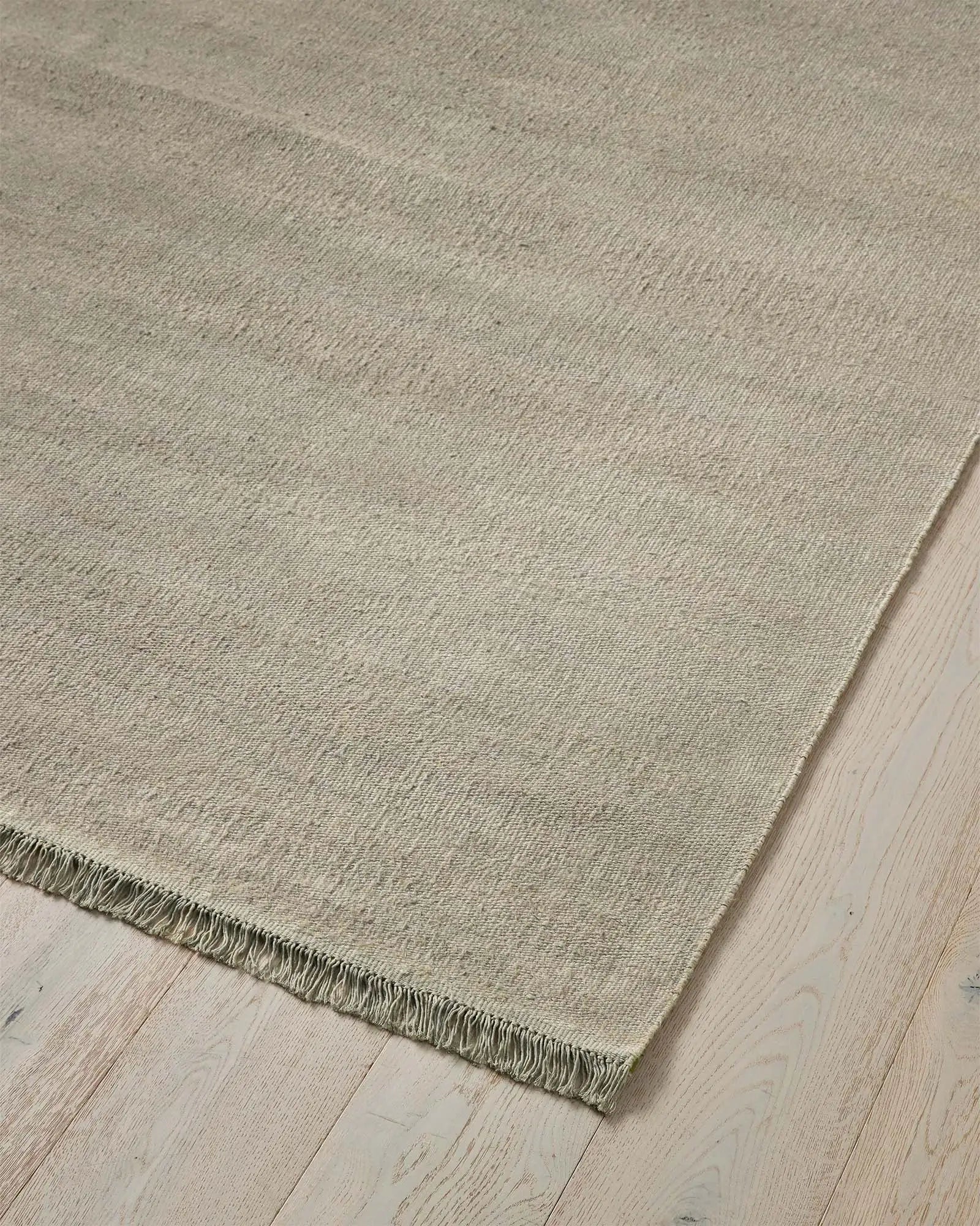 Emilio Handmade Oyster Rug - Soft & Durable Wool Area Carpet for Living Room, Bedroom, or Office Decor