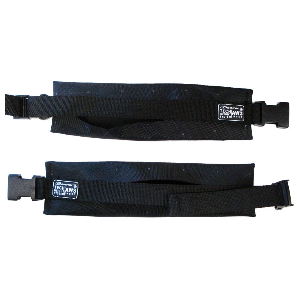 Beaver Empty Ankle Weights for Women & Men - Adjustable 1-5 lbs Ankle Weights for Walking, Running, Fitness & Home Workouts - Comfortable Leg Weights for Exercise, Strength Training & Physical Therapy