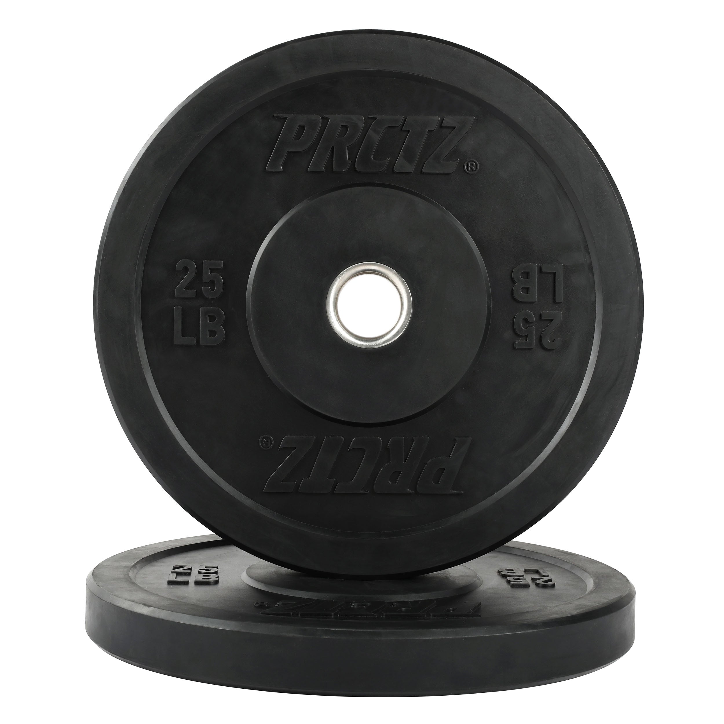 PRCTZ 260 lb Rubber Bumper Weight Plate Set - 2