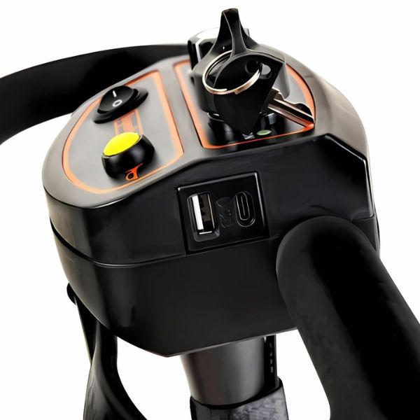 SuperHandy Passport Prime Foldable Mobility Scooter - Lightweight & Portable Electric Scooter for Seniors & Adults - Perfect for Travel, Shopping & Outdoor Adventures