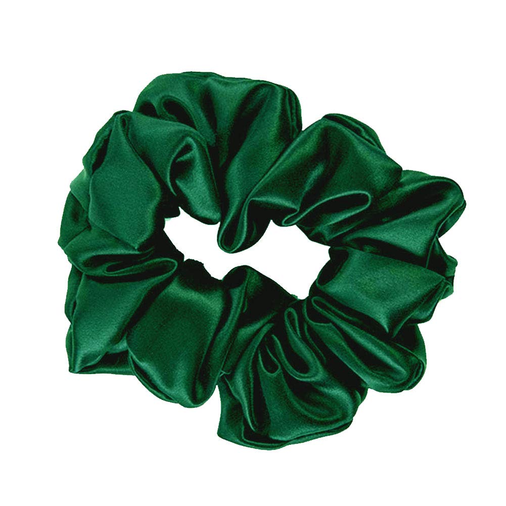 THXSILK Silk Scrunchies for Women - Soft Elastic Hair Ties, Ponytail Holders & Hair Accessories (6 Colors) - Perfect for Workouts, Office & Everyday Use