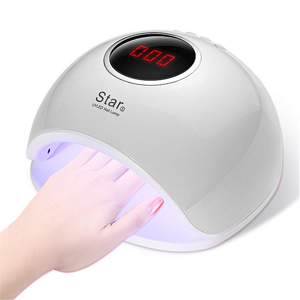 72W LED UV Nail Gel Curing Lamp - Professional Nail Dryer for Gel Polish Manicure | Fast Drying Nail Art Machine for Home & Salon Use