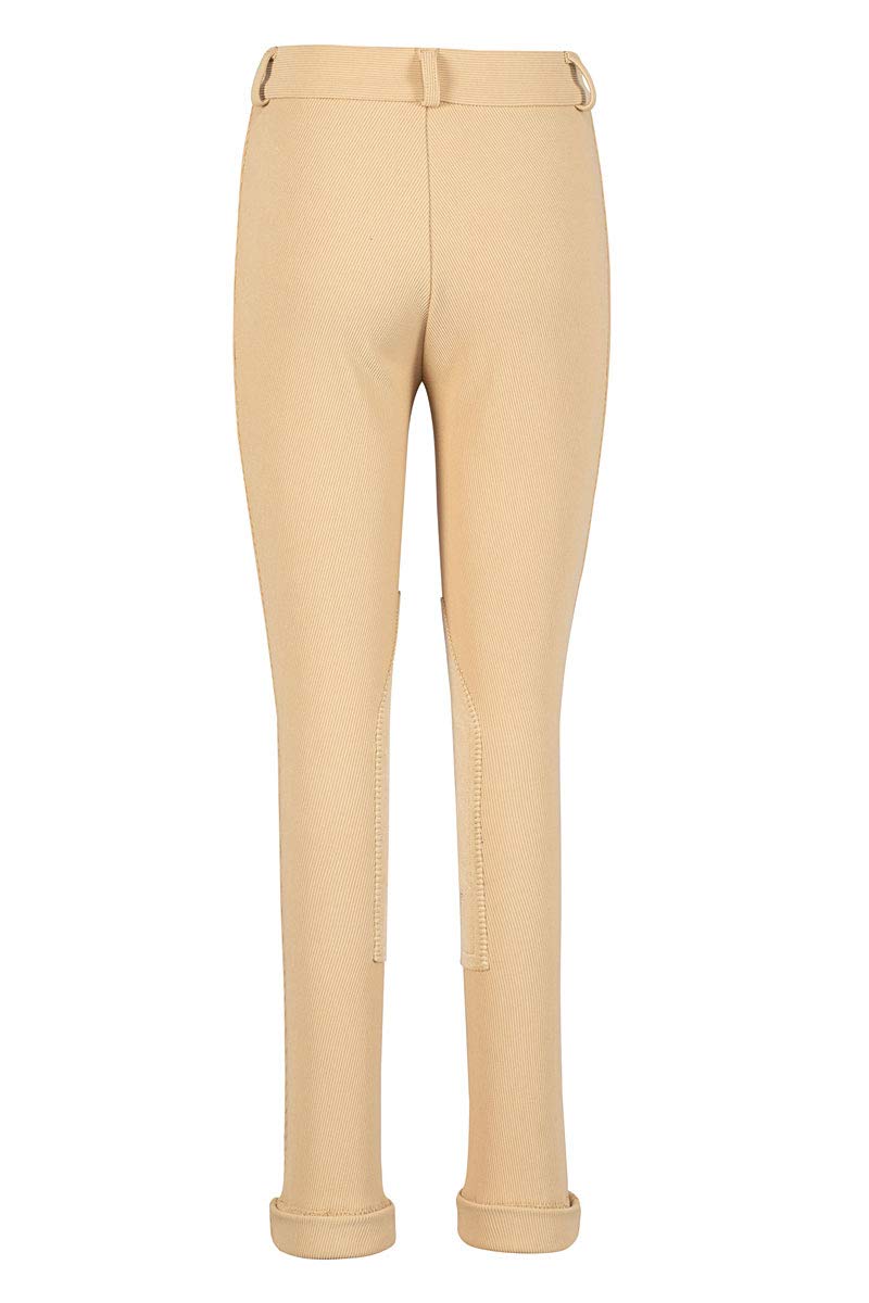 TuffRider Kids' Ribbed Jodhpurs - Light Tan Size 6 | Equestrian Riding Pants for Horseback Lessons & Competitions