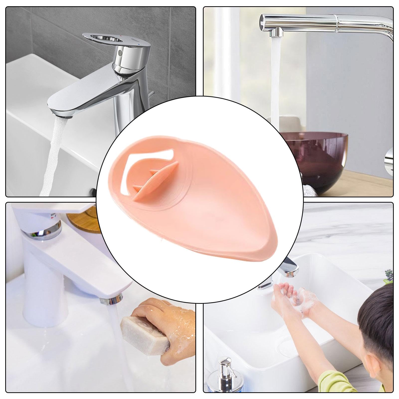 Kids Faucet Extender for Hand Washing - Adjustable Sink Spout Helper for Children | Safe Bathroom, Kitchen & School Use | Perfect for Toddler Hand Hygiene & Independent Washing