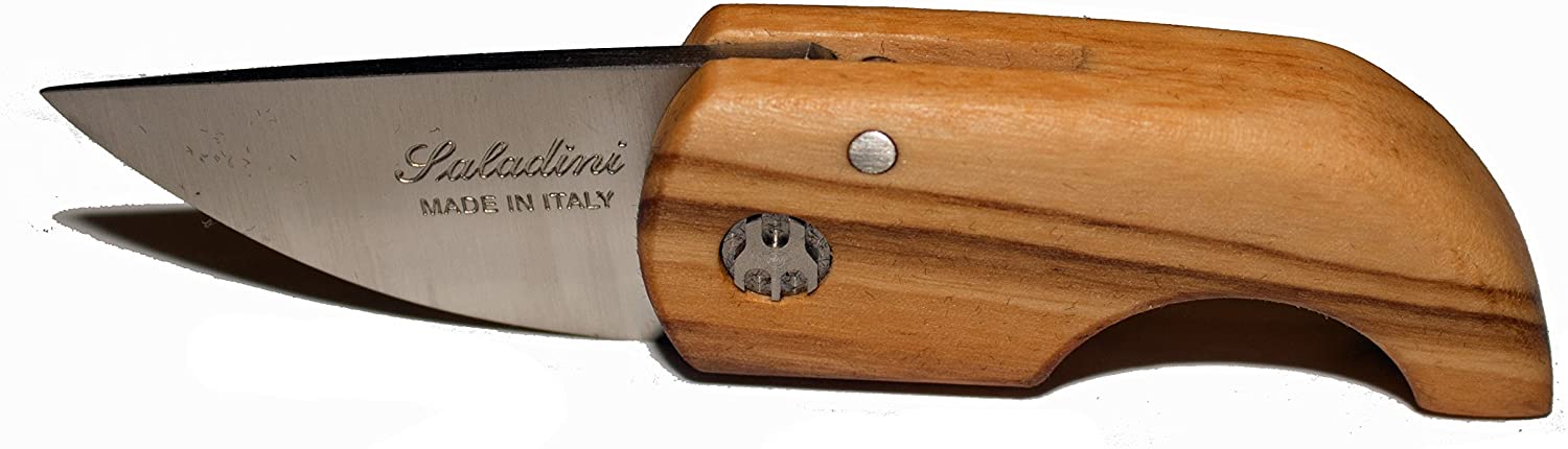 Premium Handmade Italian Olivewood Cigar Cutter with High Carbon Stainless Steel Blade - Compact Pocket Size for Travel & Gifts - Perfect for Cigar Enthusiasts, Outdoor Smoking & Luxury Accessories