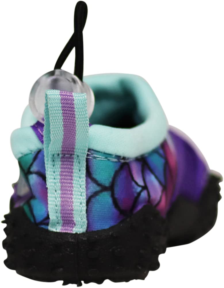 NORTY Wave Aqua Sock Water Shoes for Kids - Quick-Dry Swim & Beach Shoes with Non-Slip Sole - Perfect for Pool, Ocean, Water Park & Outdoor Activities