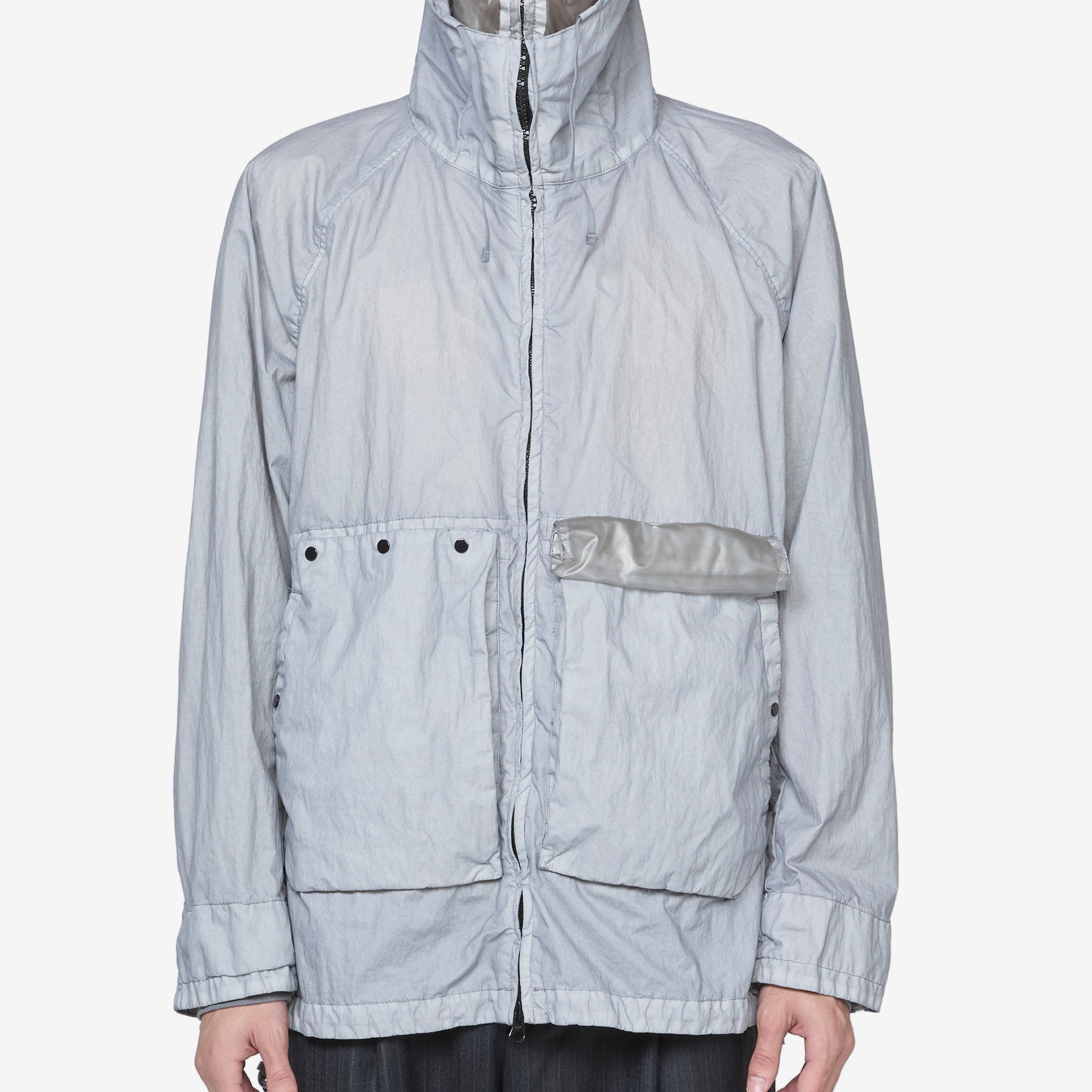 50 Pack Fili Gum Mixed Zipped Goggle Jacket in Drizzle Grey - Perfect for Outdoor Sports, Motorcycling & Winter Activities