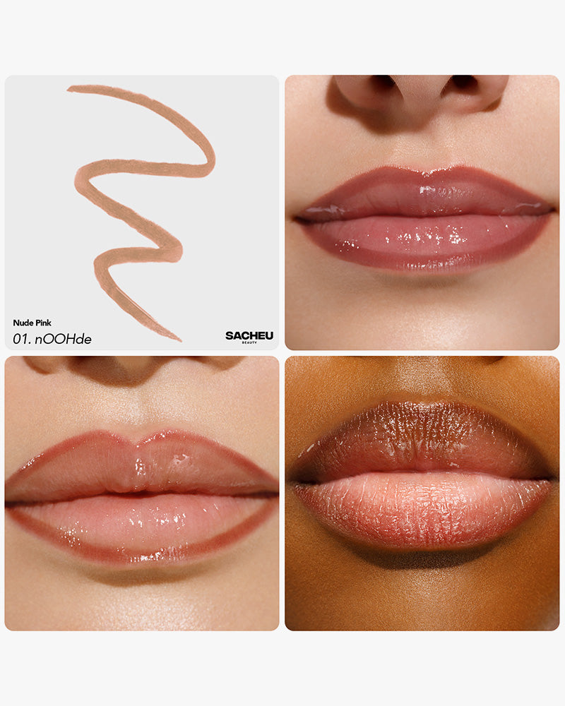 SACHEU Long Lasting Lip Liner - Waterproof & Smudge Proof for All-Day Wear - Perfect for Makeup, Contouring & Ombre Lips - Great for Parties, Weddings & Daily Use