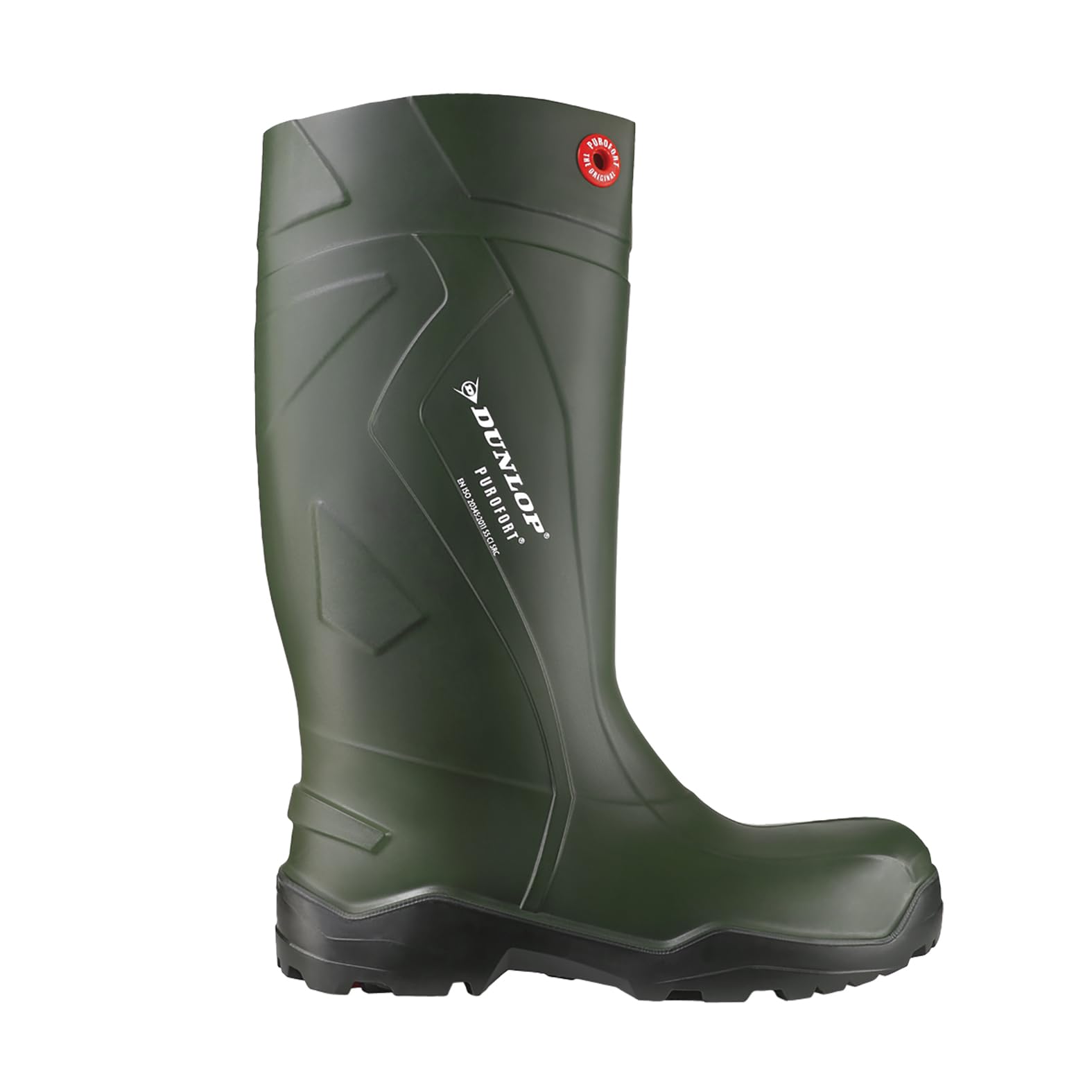 DUNLOP Purofort Unisex Safety Boots - Black Size 14 | Waterproof Steel Toe Work Boots for Construction, Industrial & Outdoor Work
