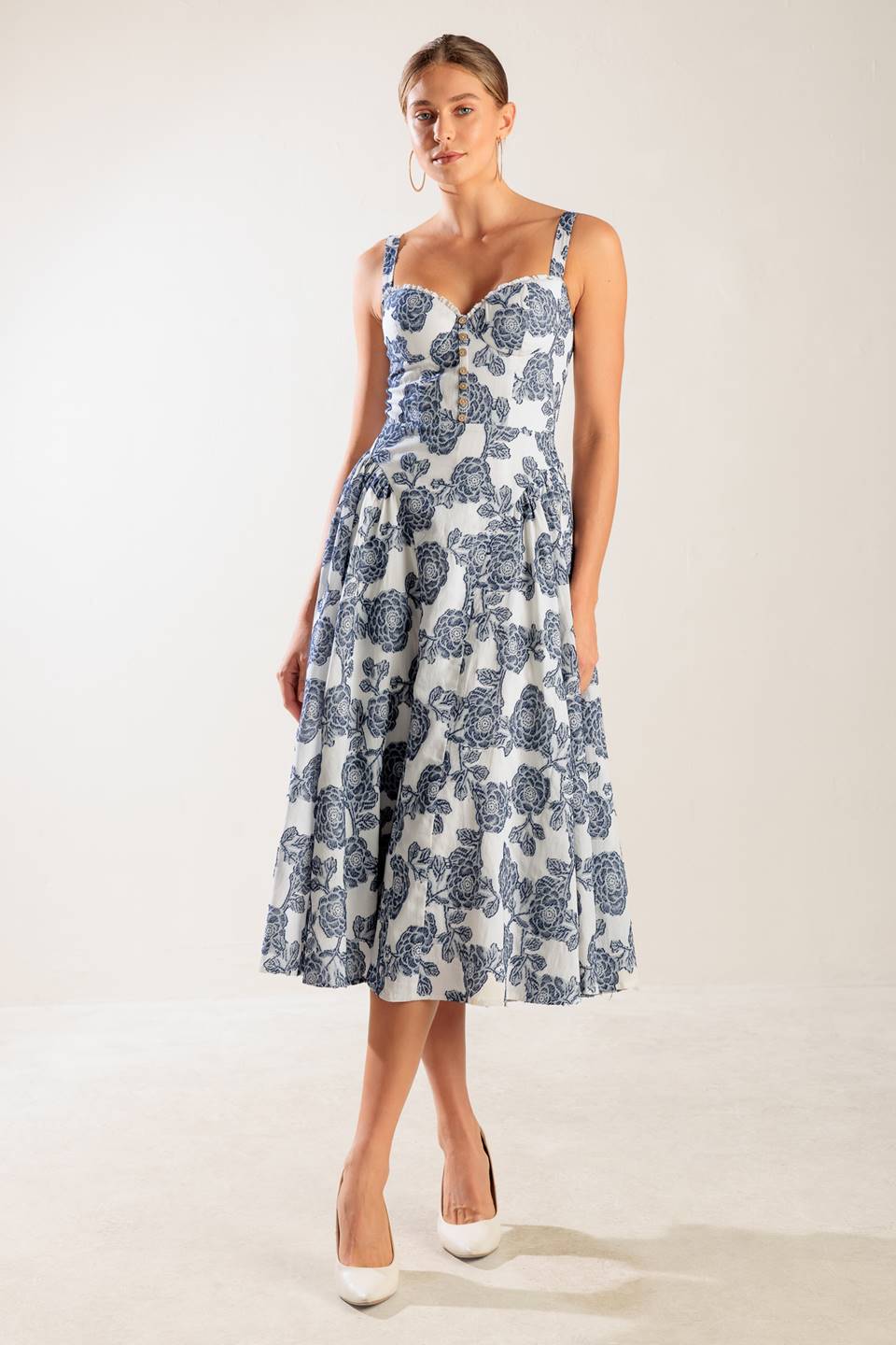 Stylish and Comfortable MIDI Dress for Women - Perfect for Casual Outings, Date Nights, and Summer Vacations