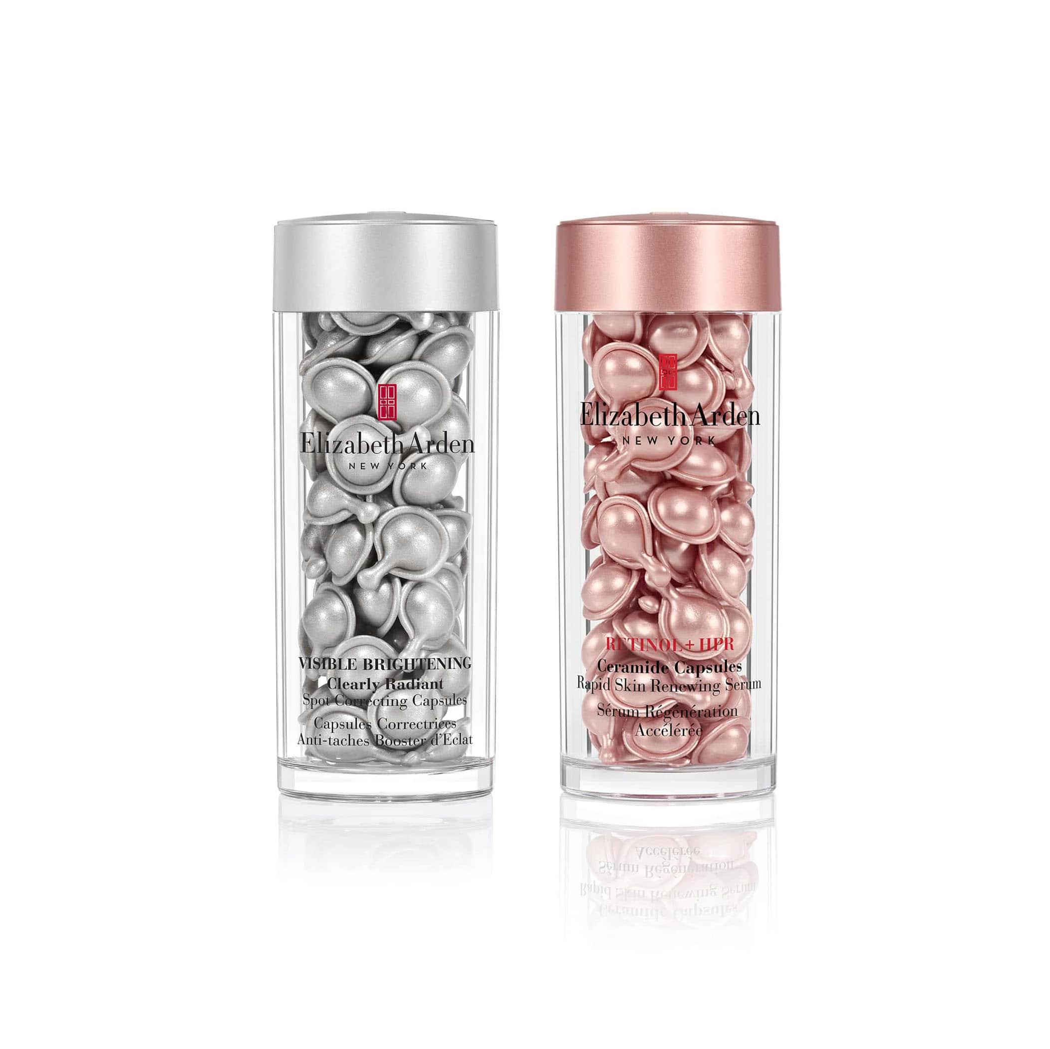 Retinol + HPR Anti-Aging Capsules Set for Skin Renewal, Brightening & Dark Spot Correction - Perfect for Nighttime Skincare Routine & Glowing Complexion