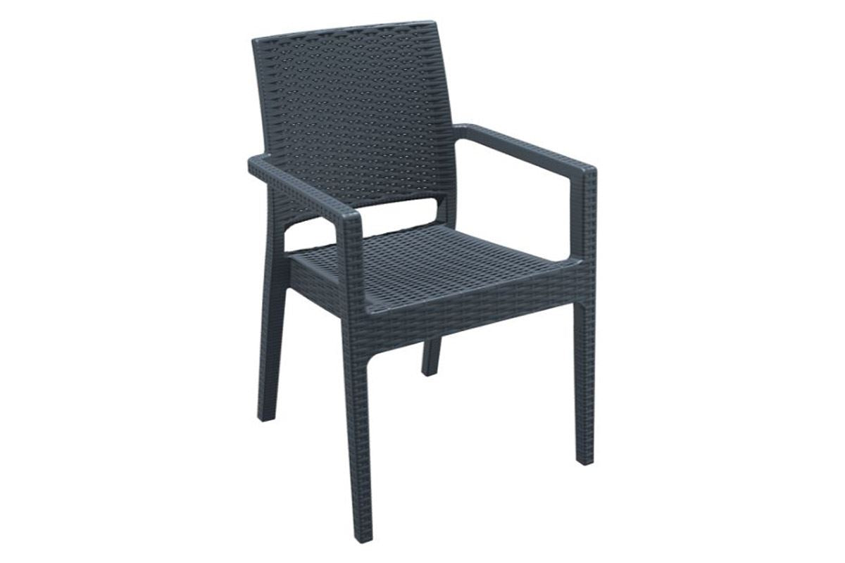 Hospitality Plus Ibiza Lounge Cafe Chair - Stackable Armchair for Restaurants, Cafes & Outdoor Seating