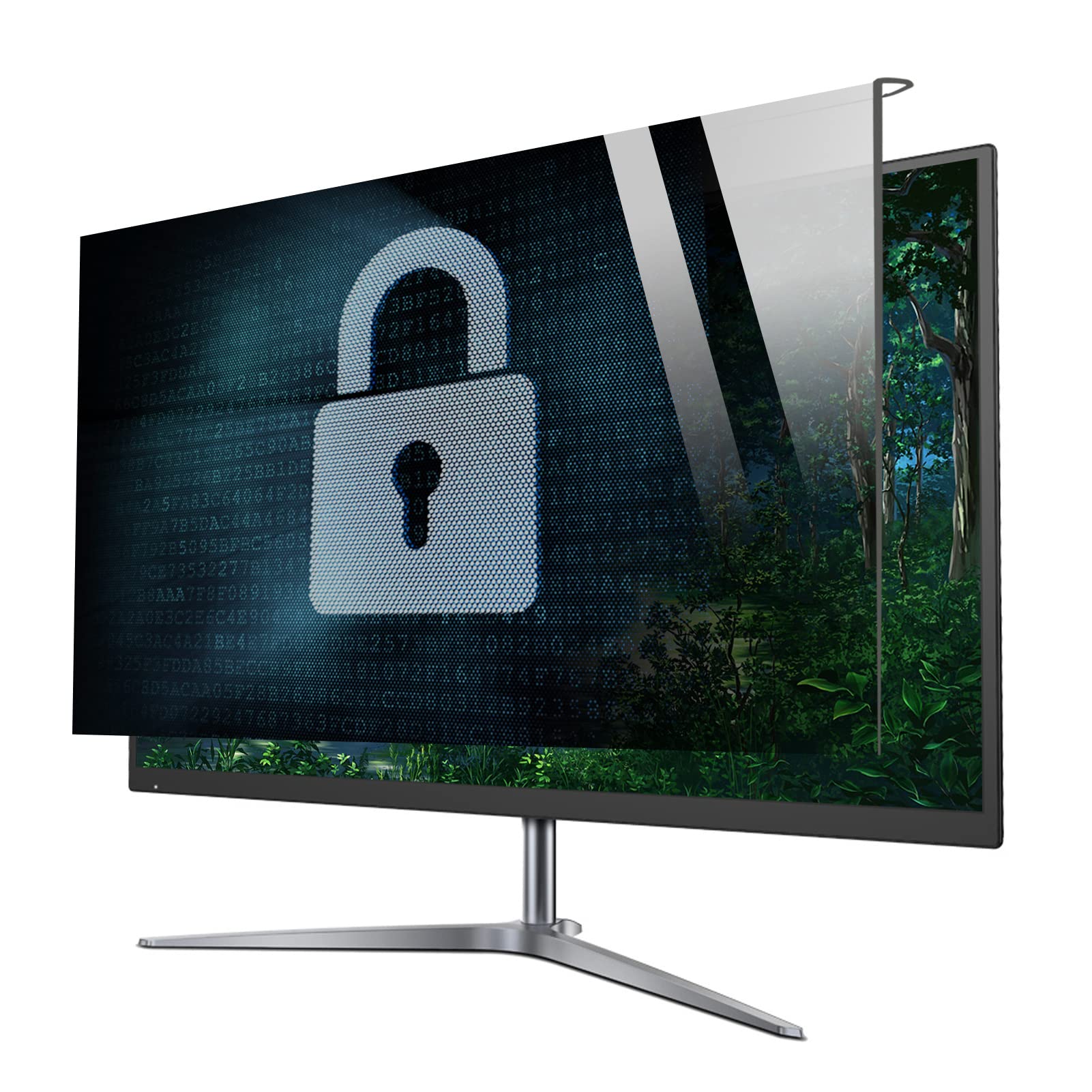 32 Inch Computer Privacy Screen Filter - Anti-Blue Light Screen Protector for 16:9 Desktop PC Monitor (730x440mm) | Reduce Eye Strain & Protect Privacy in Office, Home, or Public Workspaces