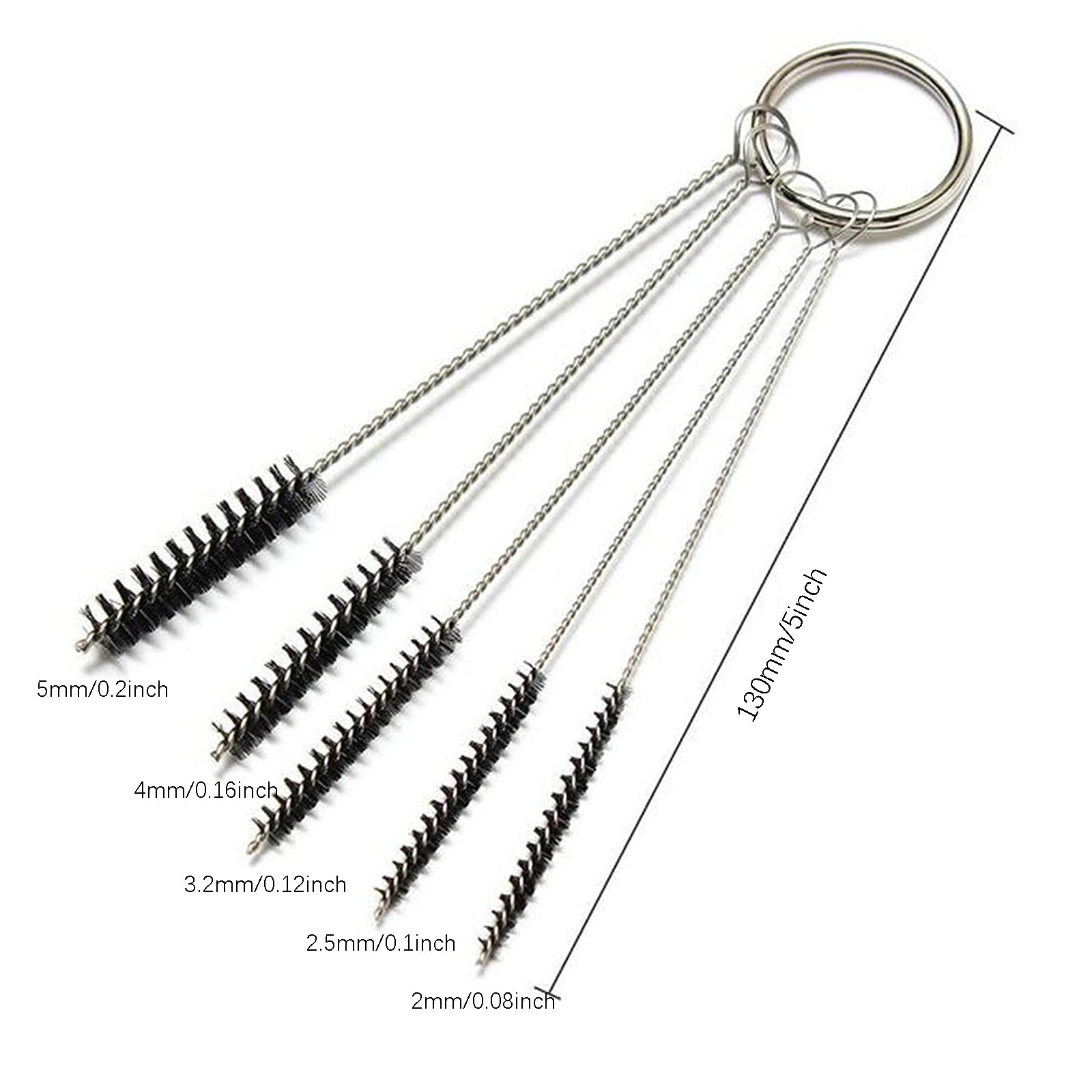 11Pcs Airbrush Cleaning Kit with Golden Wash Needle, Cleaning Needles & Brushes - Professional Airbrush Gun Nozzle Cleaner Tools for Body Painting, Tattoo & Makeup - Perfect for Artists, Hobbyists & DIY Projects