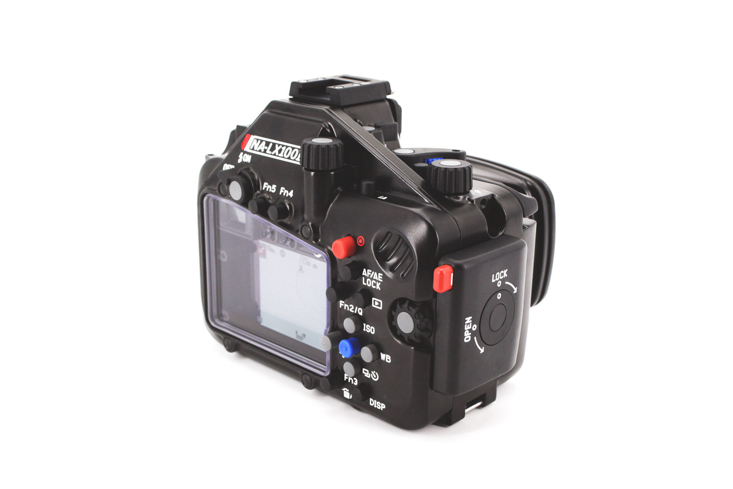 Waterproof Housing for Panasonic Lumix DMC-LX100 II Camera - Underwater Photography Case for Scuba Diving & Snorkeling