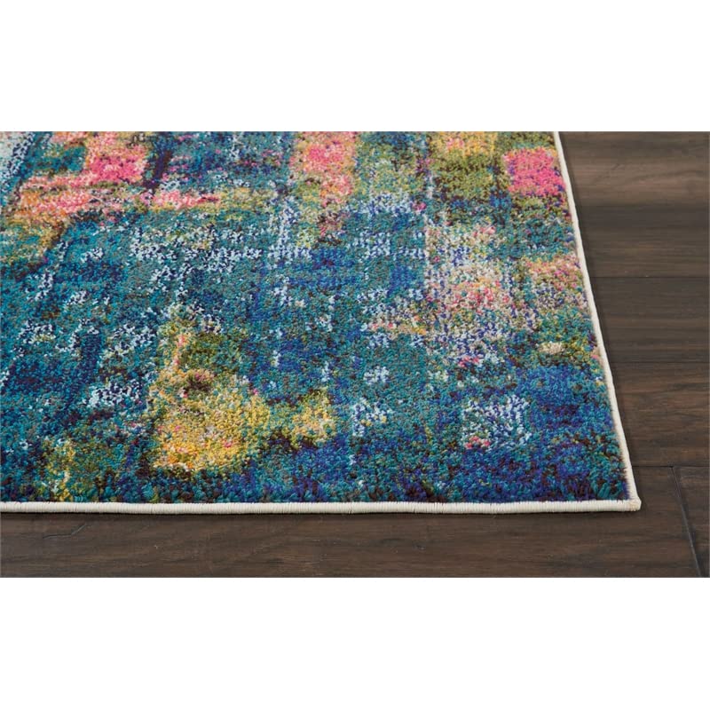 Nourison Celestial Blue/Yellow 7'10