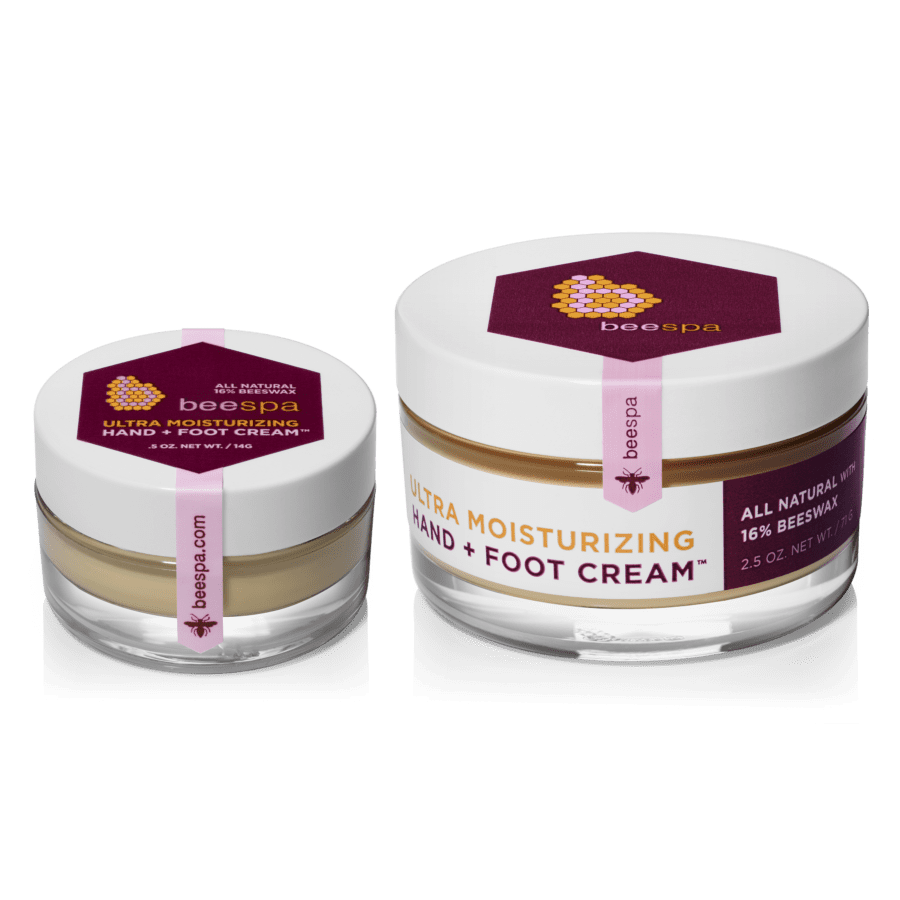 BeeSpa Natural Hand & Foot Cream - Moisturizing & Repairing for Dry Skin - Perfect for Daily Hydration & Night Care