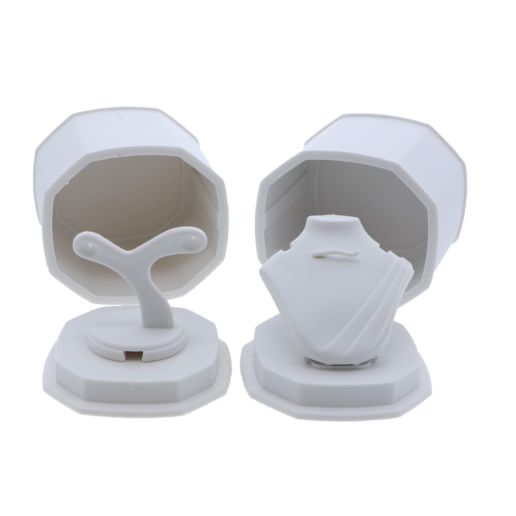 Li'Shay Small Jewelry Gift Box Set - Elegant Earring & Necklace Storage Case (2-Pack) | Perfect for Travel, Gifting & Organizing Fine Jewelry