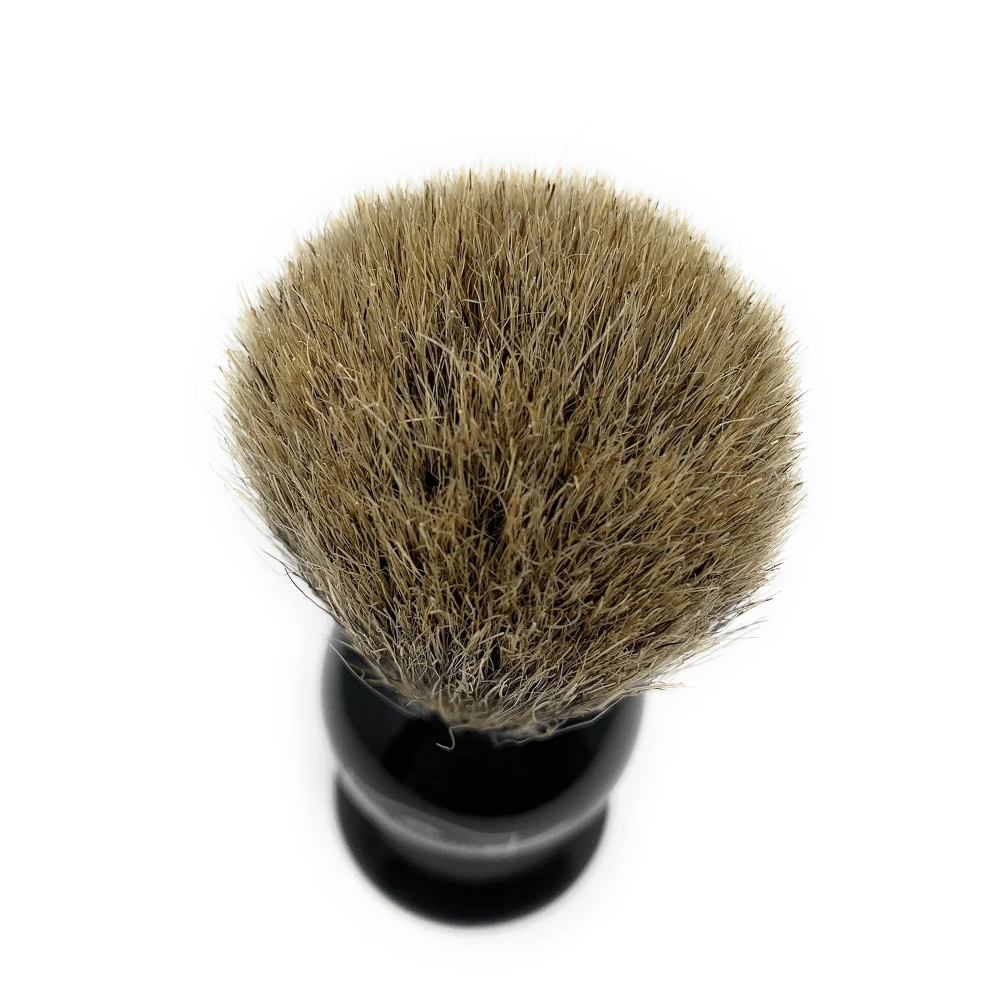 Premium Scalpmaster Boar & Badger Hair Shaving Brush with Black Handle (SB-17) - Perfect for Wet Shaving, Grooming Kits & Luxury Men's Skincare Routine