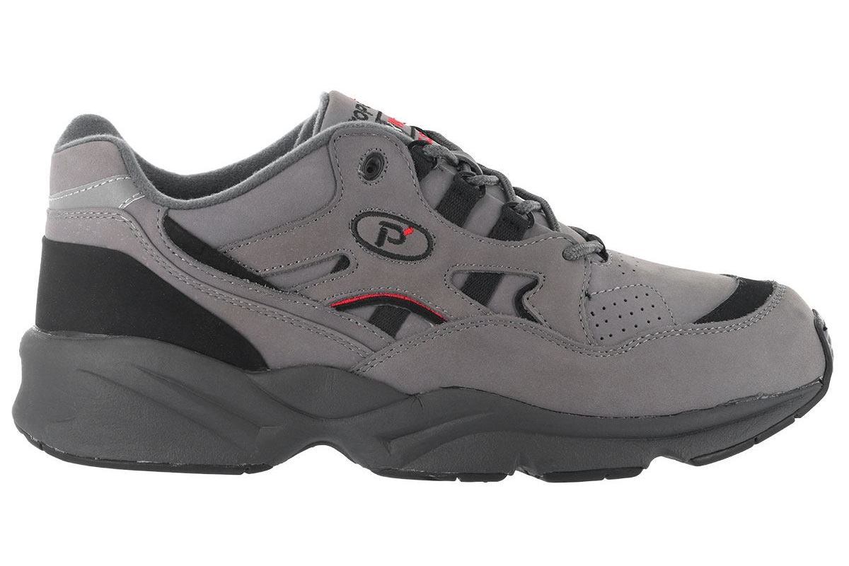 Propet Stability Walker Grey - Comfortable & Supportive Walking Shoe for Men & Women - Ideal for Hiking, Travel & Everyday Use