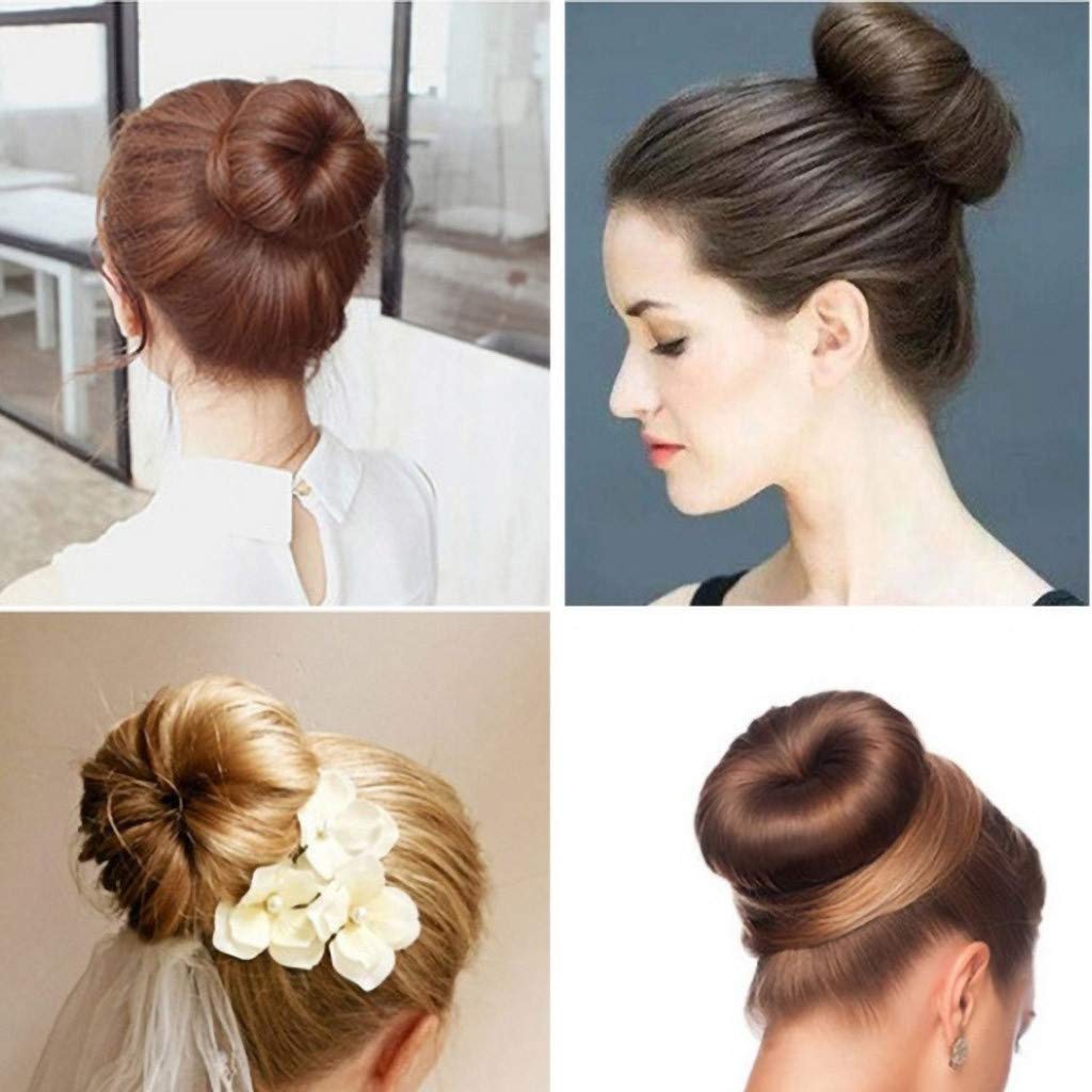 Vhshppy Magic Roll Hair Donut Bun Maker - DIY Foam Hair Ring Shaper for Women | Quick Snap Hair Styler for Updos, Ponytails & Special Occasions
