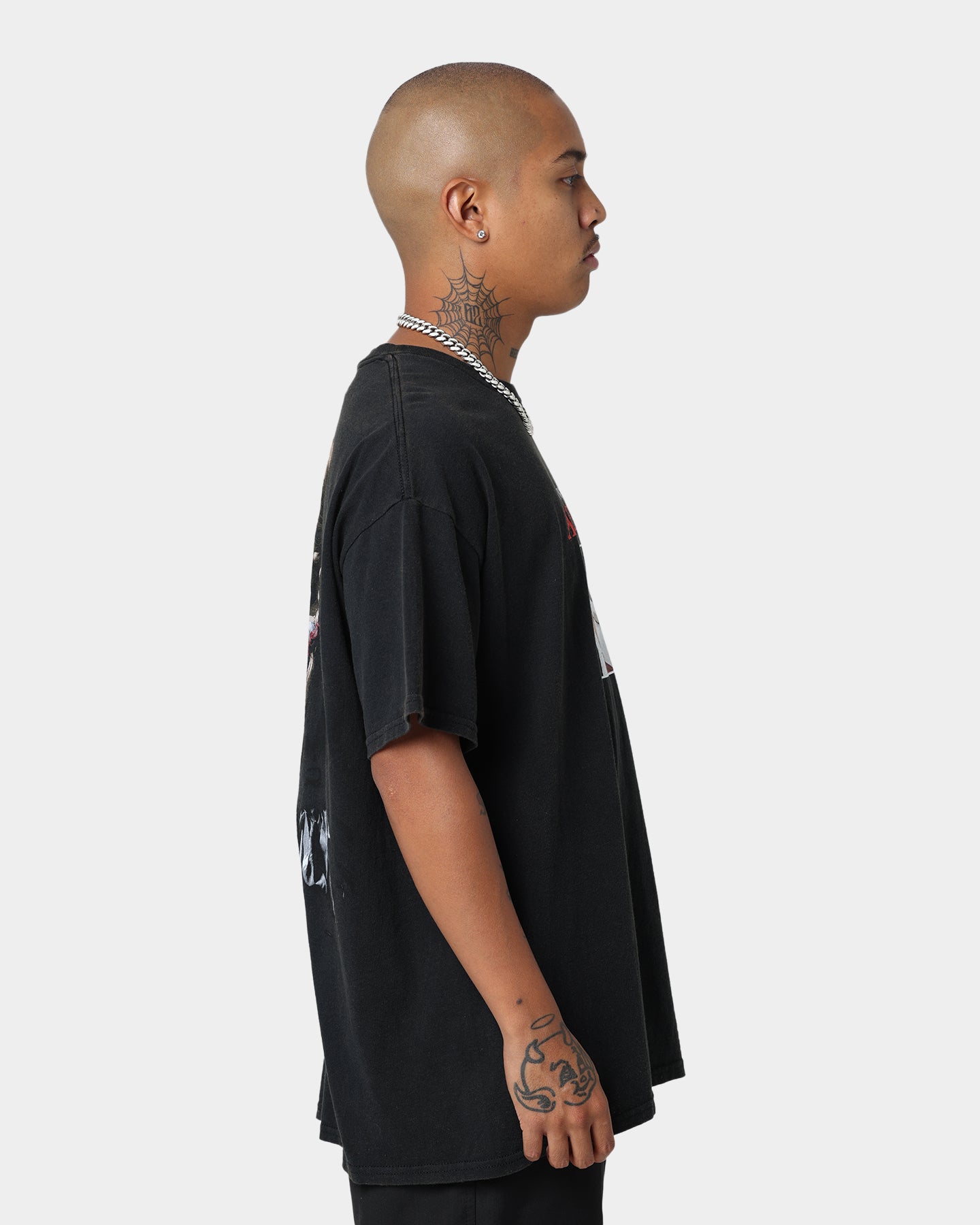 American Thrift X Annabelle Vintage Black Wash T-Shirt | Retro Graphic Tee for Women | Perfect for Casual Wear, Street Style & Vintage Fashion Lovers